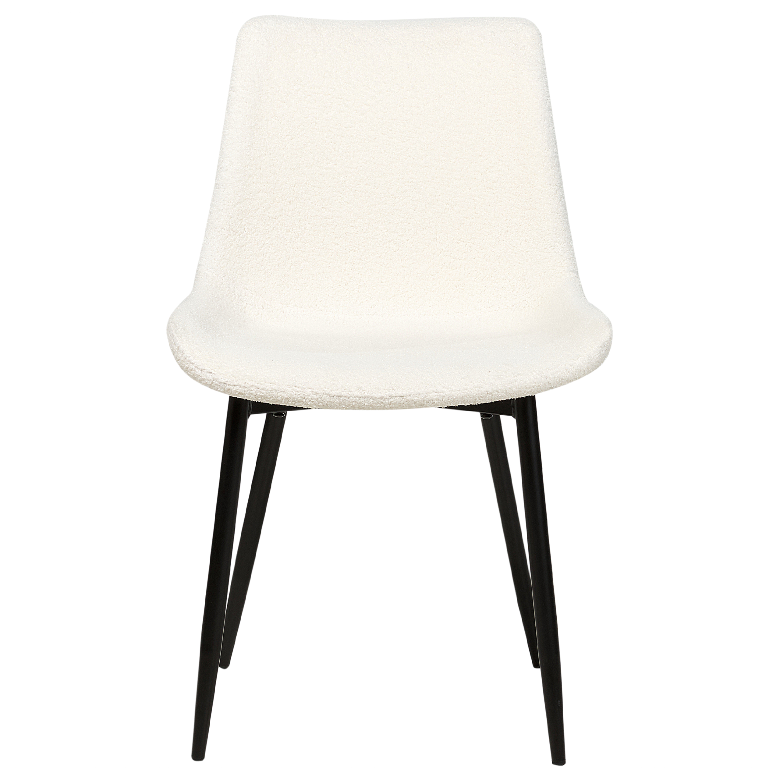 Set de 2 scaune dining AVILLA Boucle Alb [5]