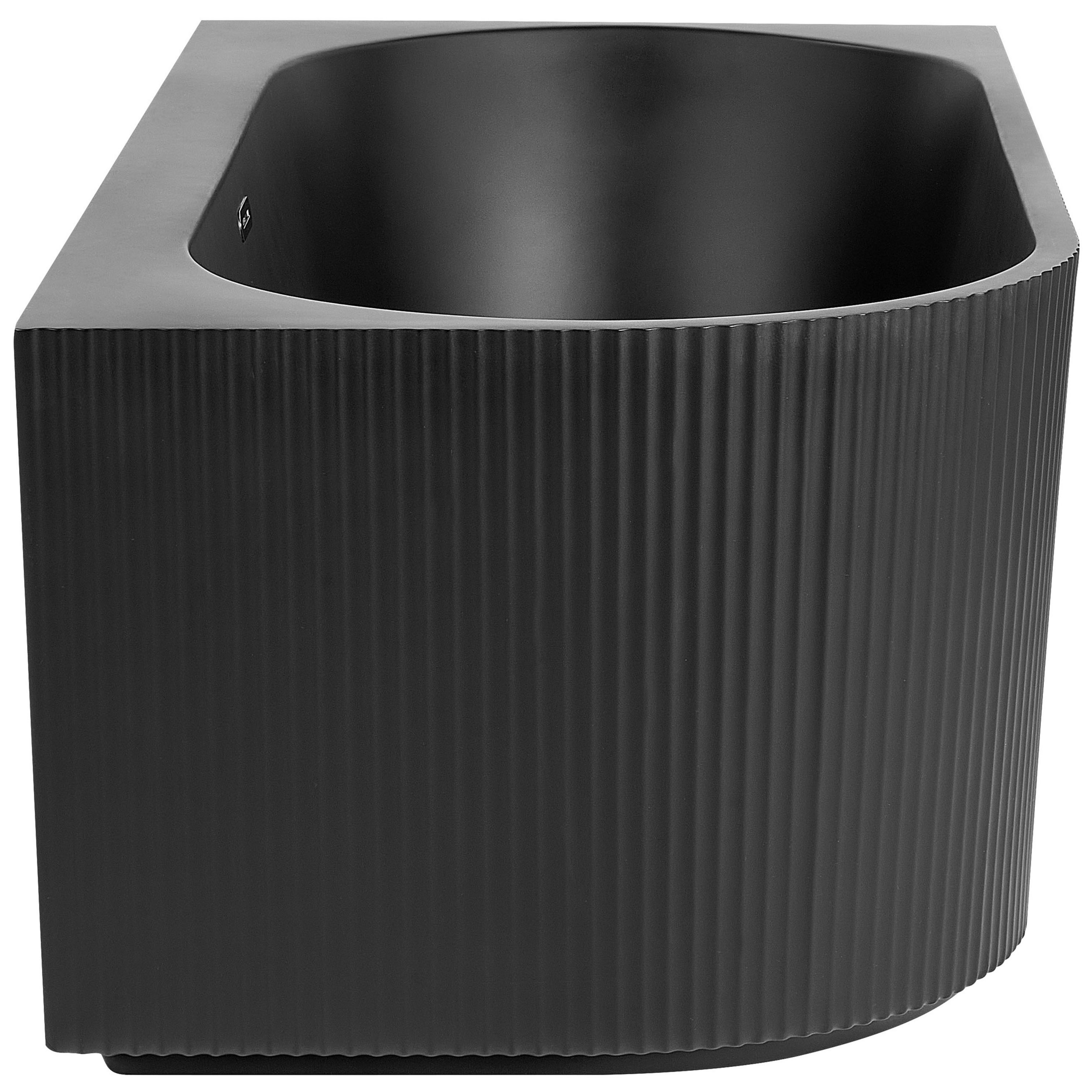 Cadă pe colț GOCTA Stânga 170 x 80 cm Negru [9]