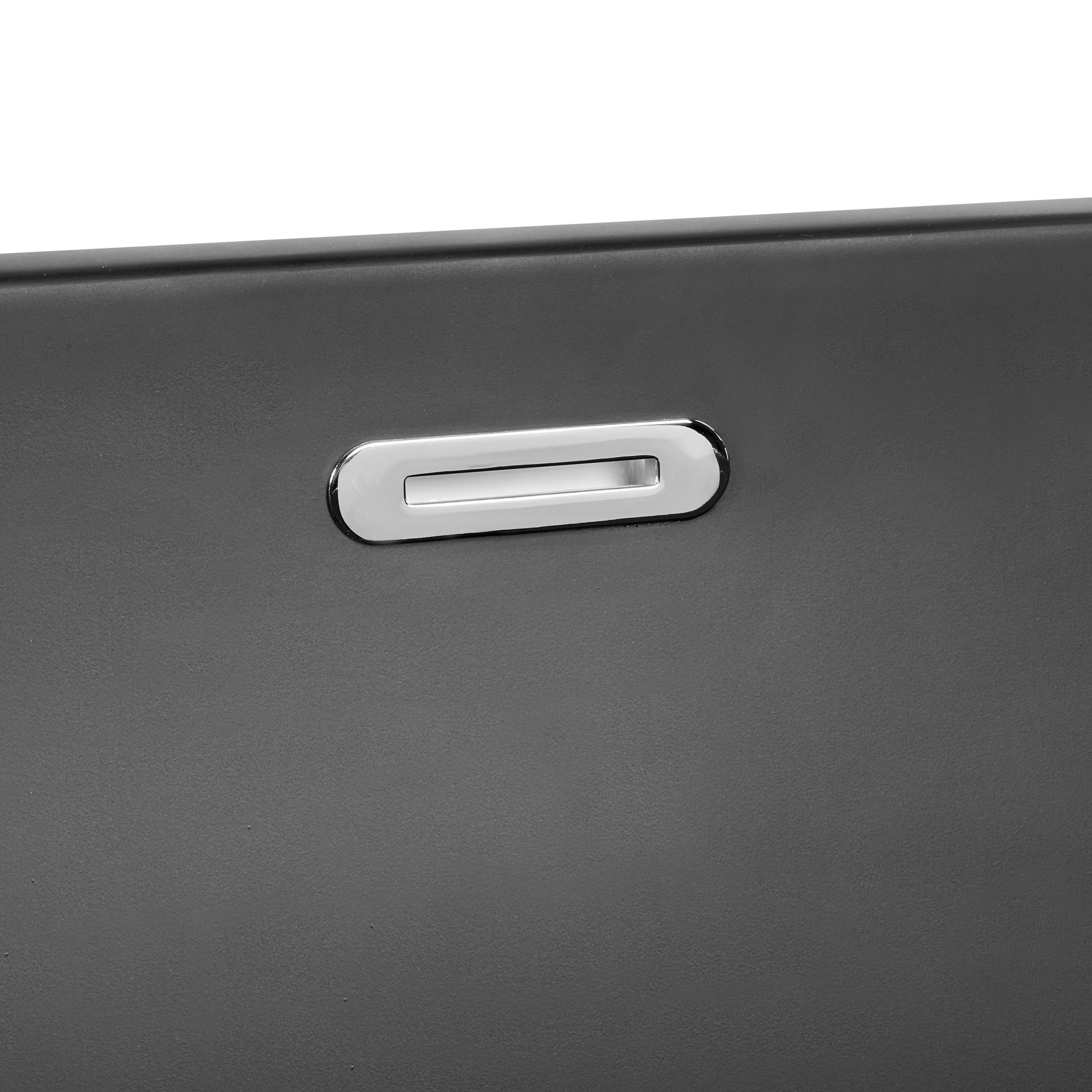 Cadă pe colț GOCTA Stânga 170 x 80 cm Negru [11]