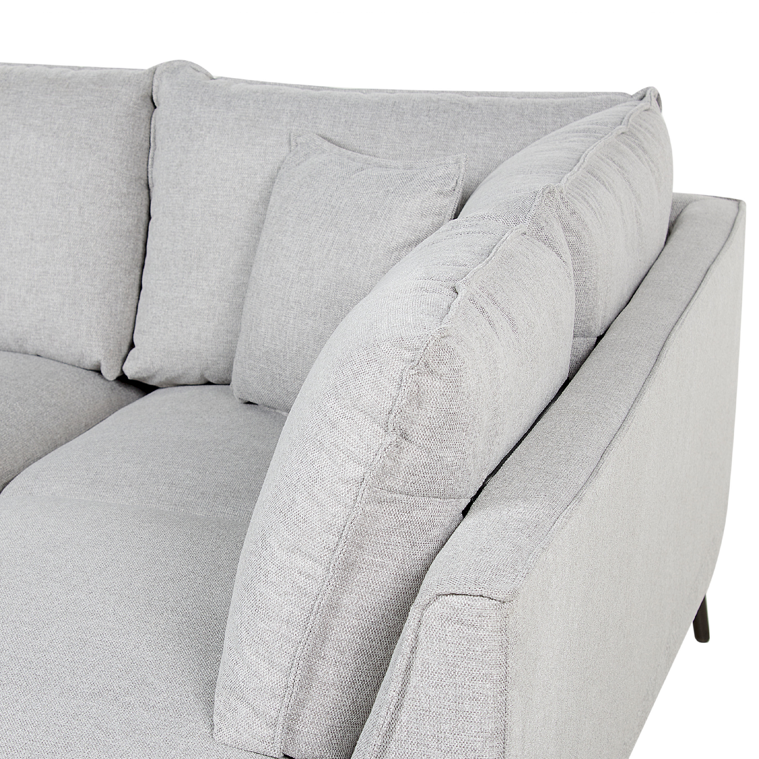 Colțar cu 3 locuri ELGA In Gri deschis Stânga [7]