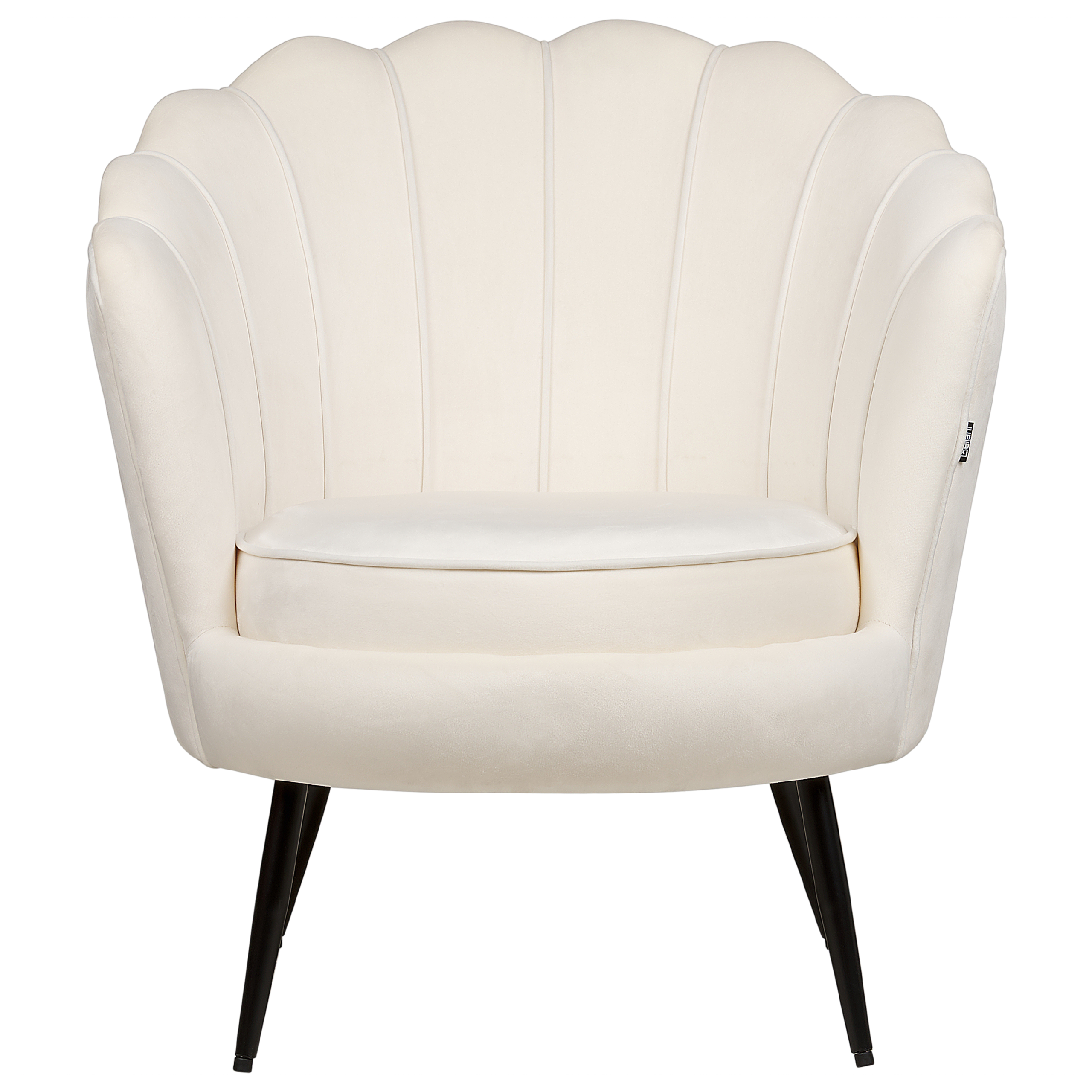 Fotoliu LOVIKKA Catifea Alb-murdar [4]