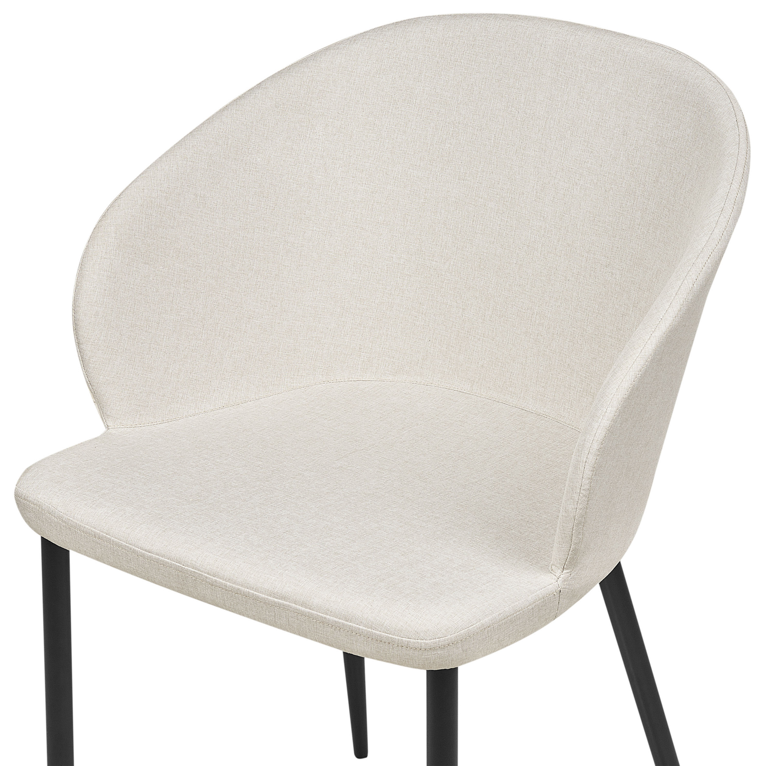 Set de 2 scaune dining MASON Bej deschis [7]