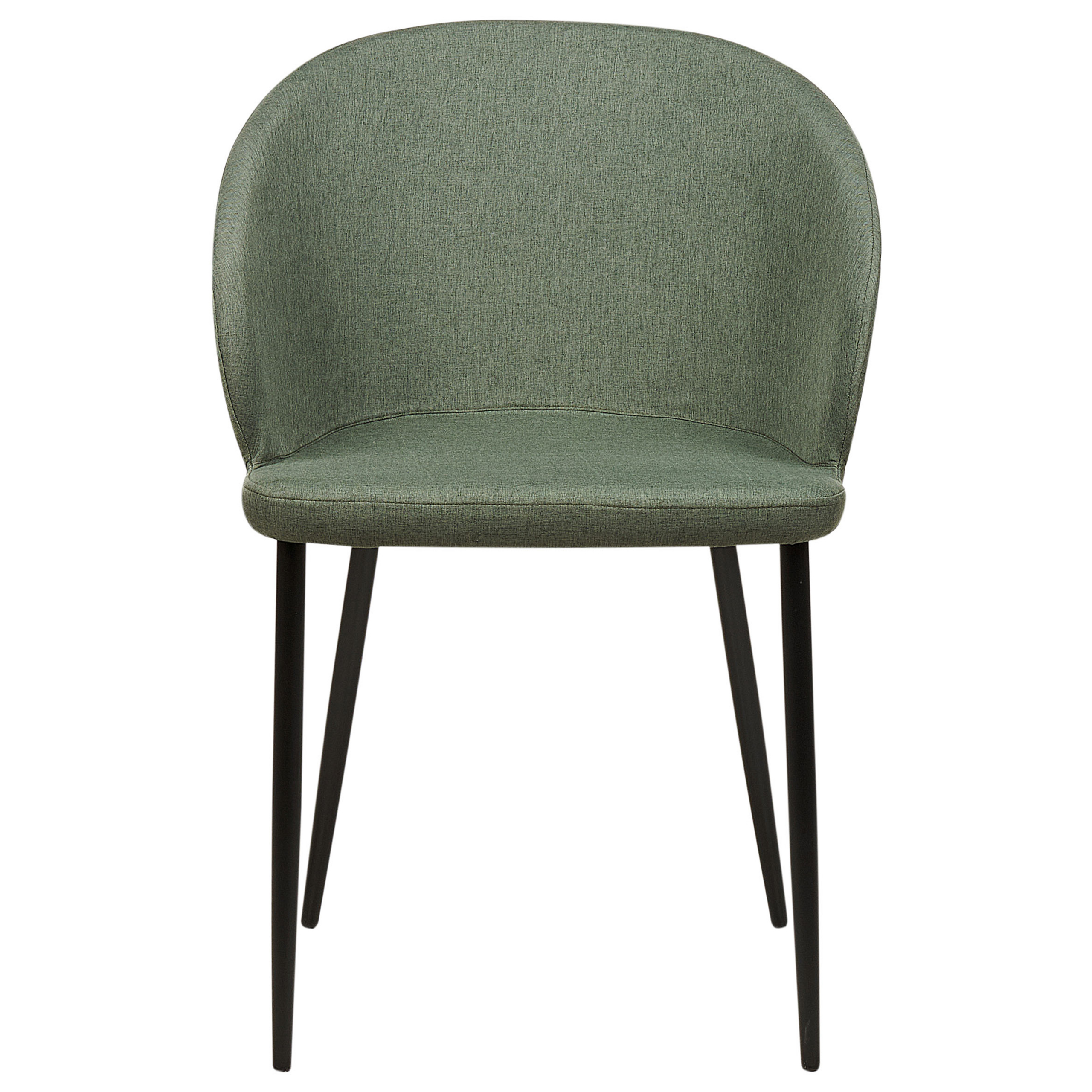 Set of 2 MASON Dining Stools Dark Green [5]