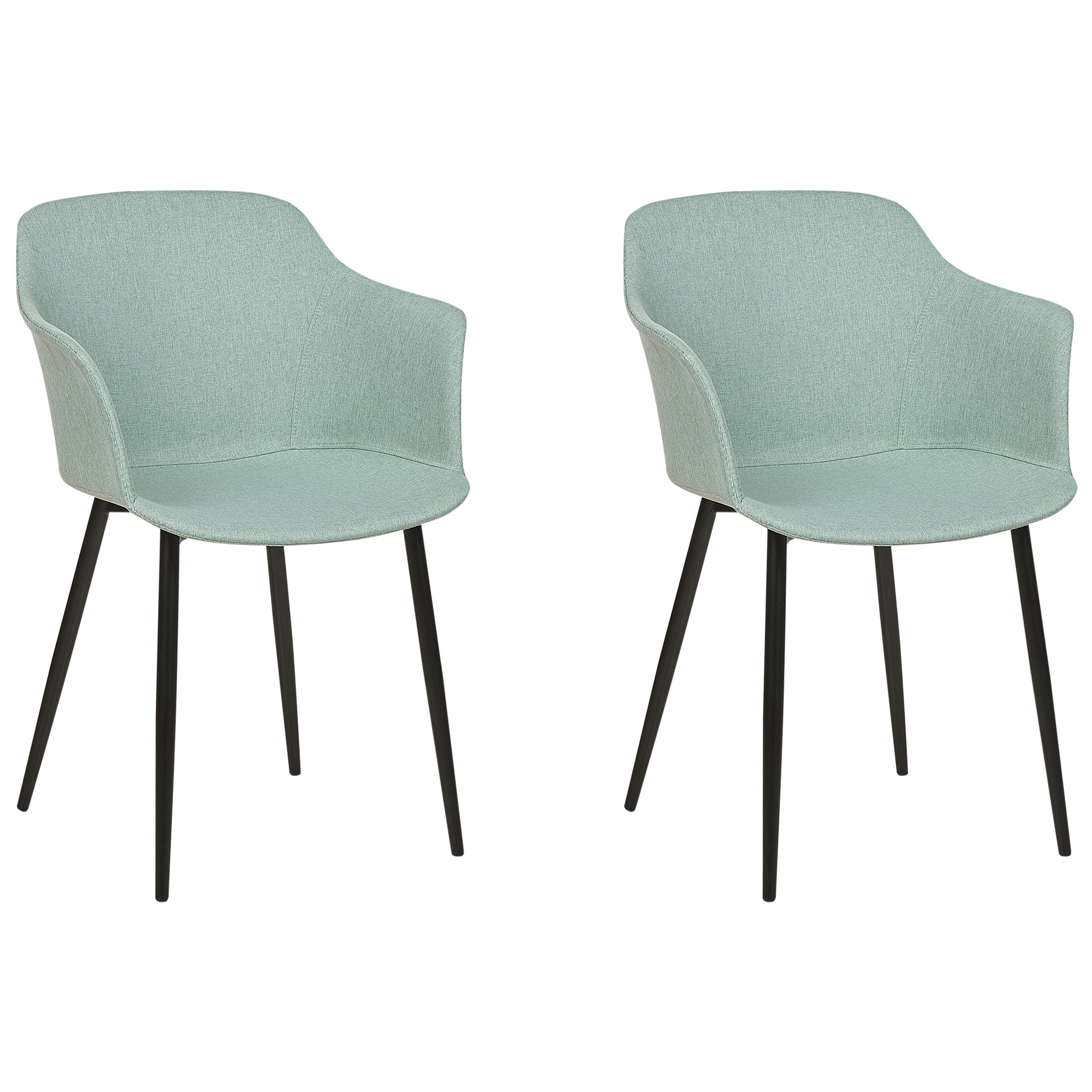 Set of 2 dining chairs ELIM Mint Green [2]