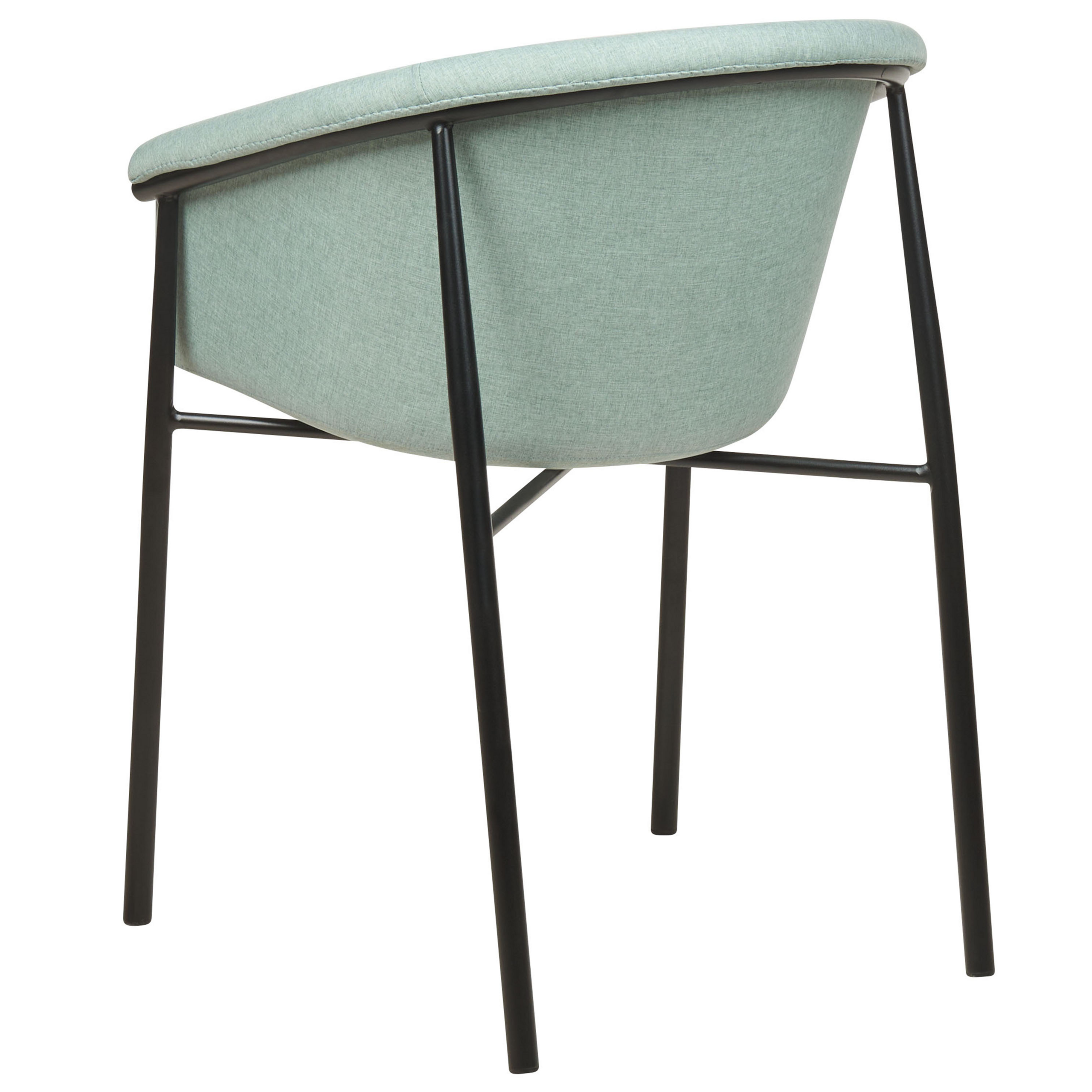 Set of 2 AMES Dining Chairs Mint Green [6]
