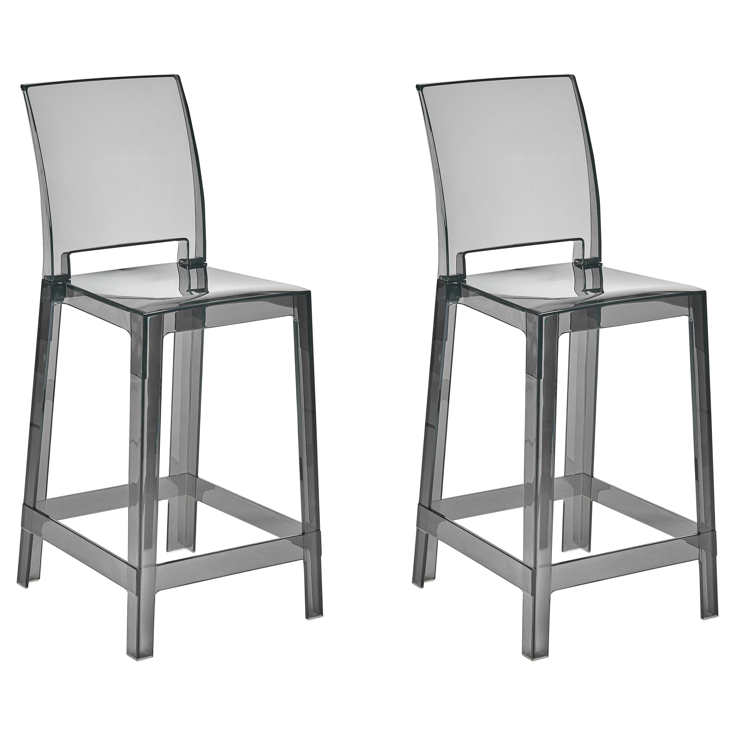 Set of 2 bar chairs WELLINGTON Black [2]