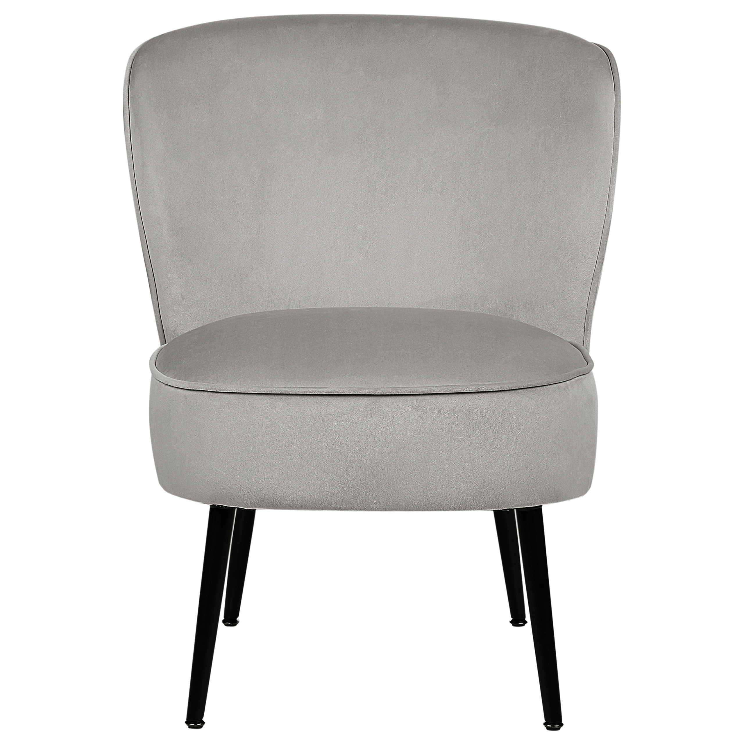 VOSS armchair Velvet Light grey [4]