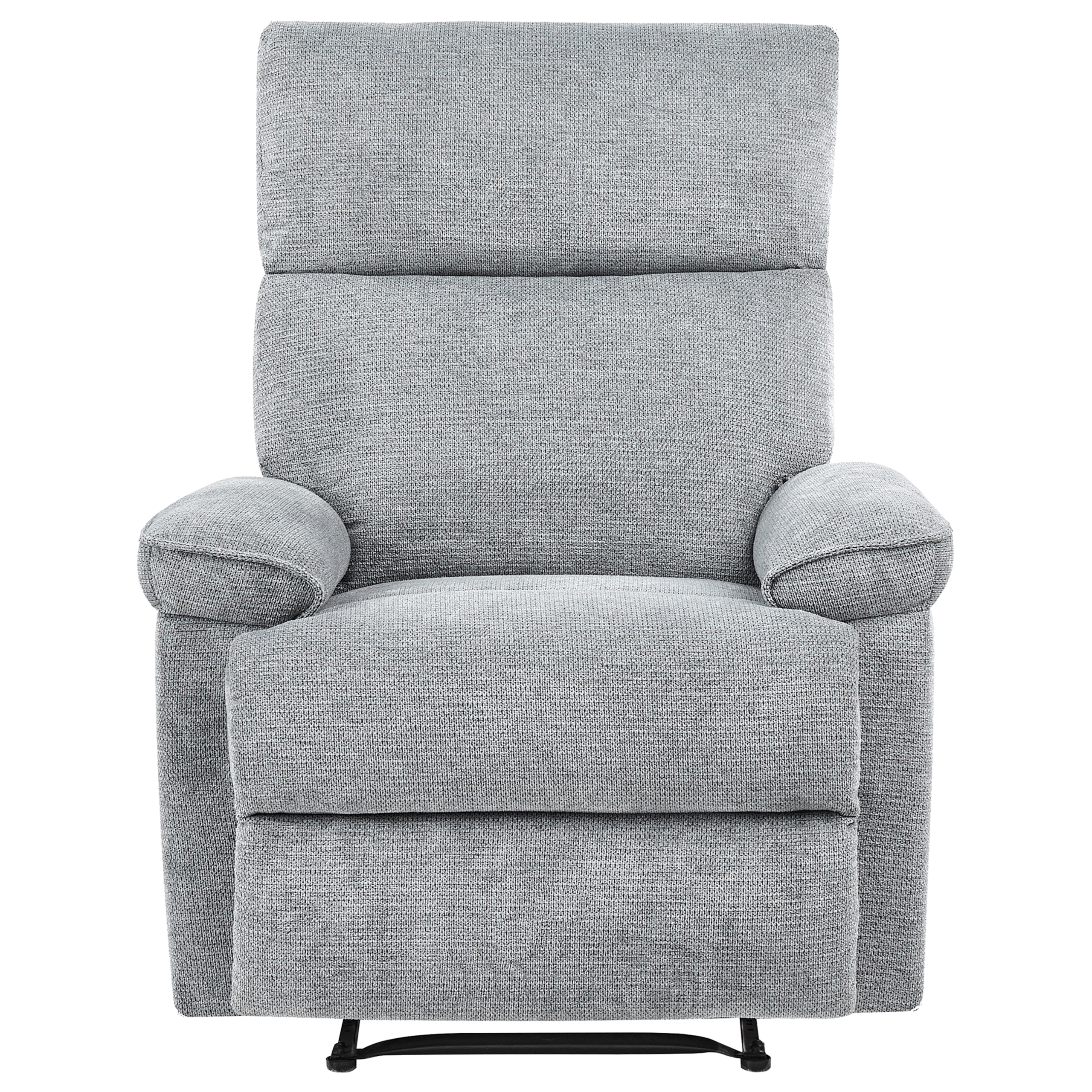 Recliner armchair EVERTON Retractable footrest Grey [5]