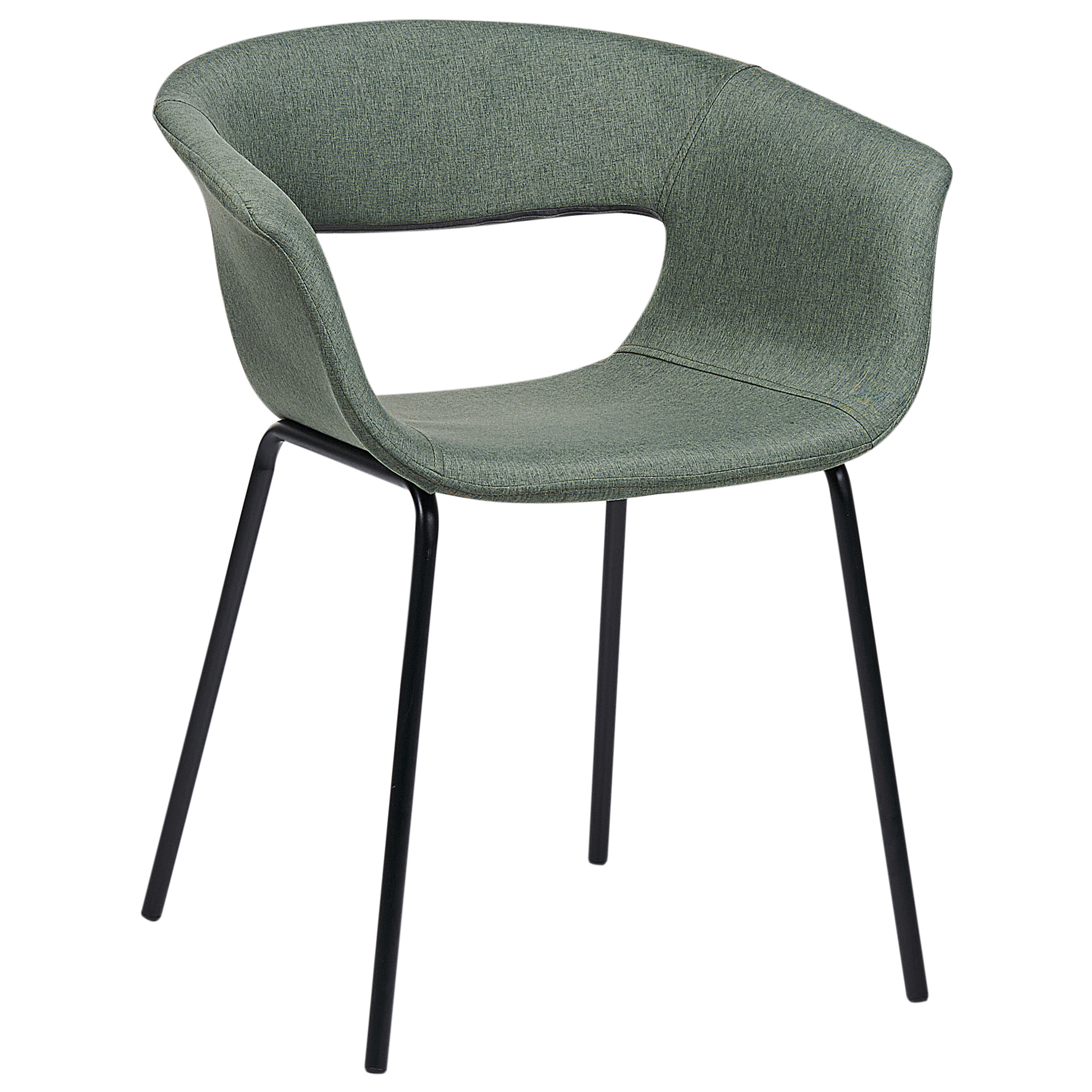 Set de 2 scaune dining ELMA Verde închis [4]