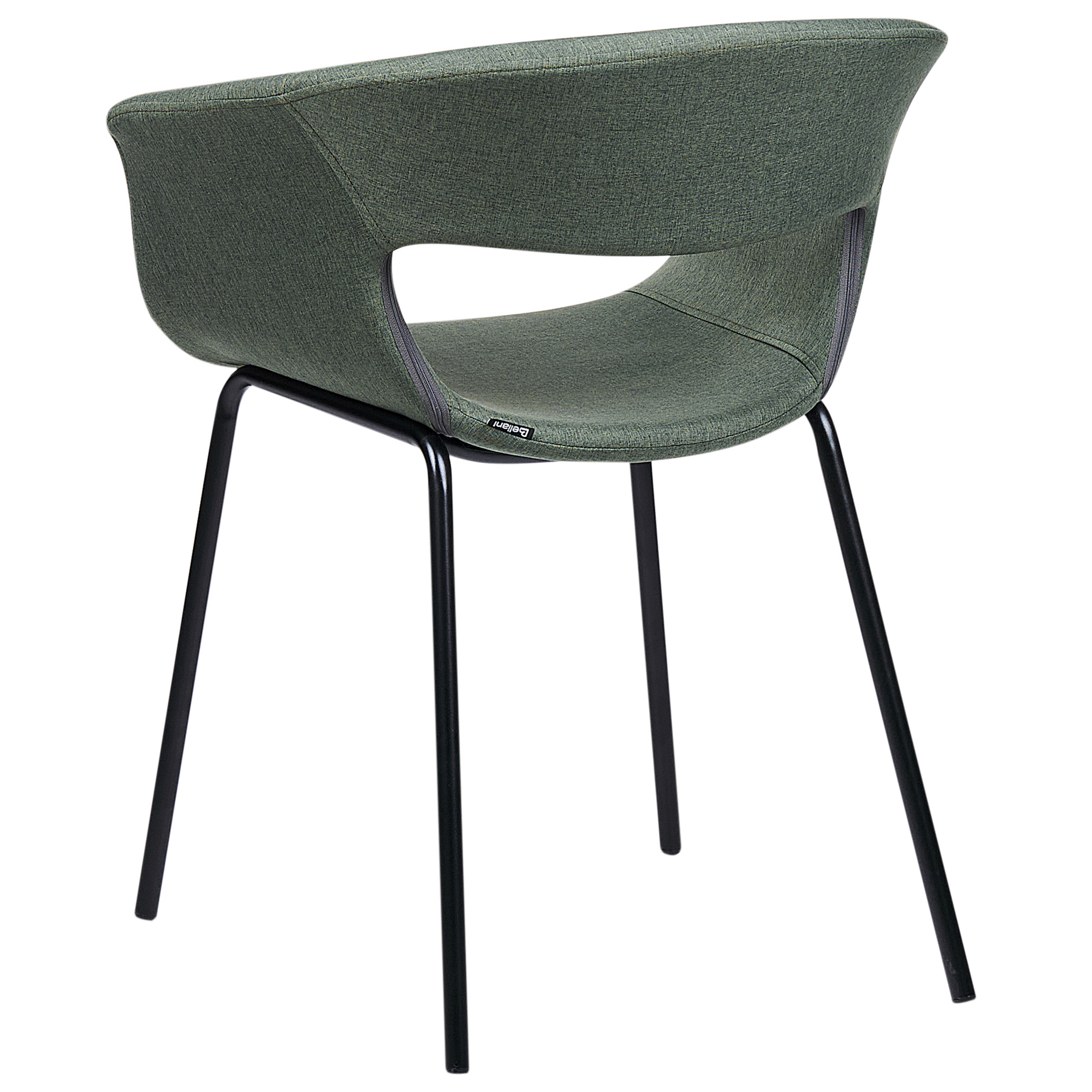 Set de 2 scaune dining ELMA Verde închis [6]