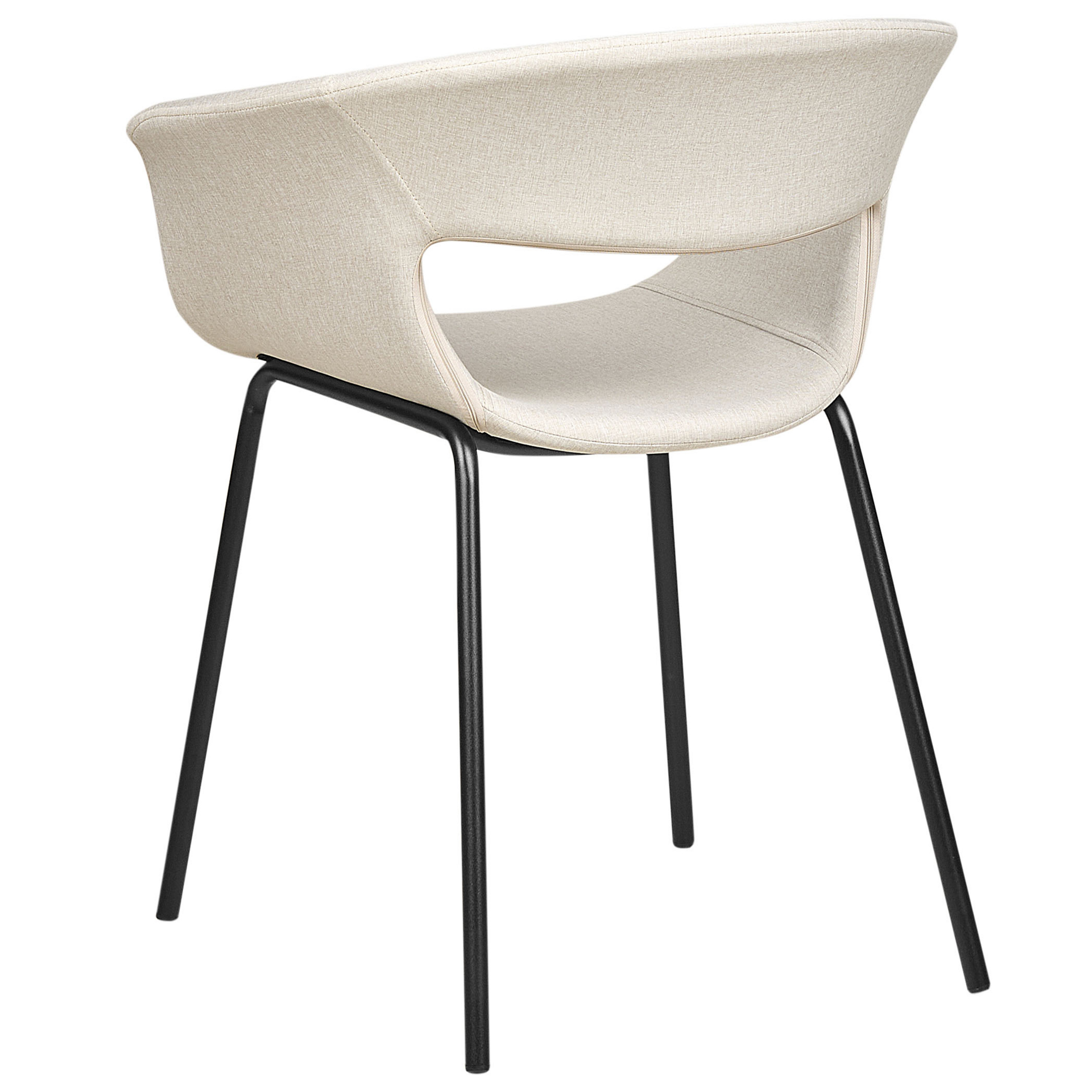 Set de 2 scaune dining ELMA Bej deschis [6]