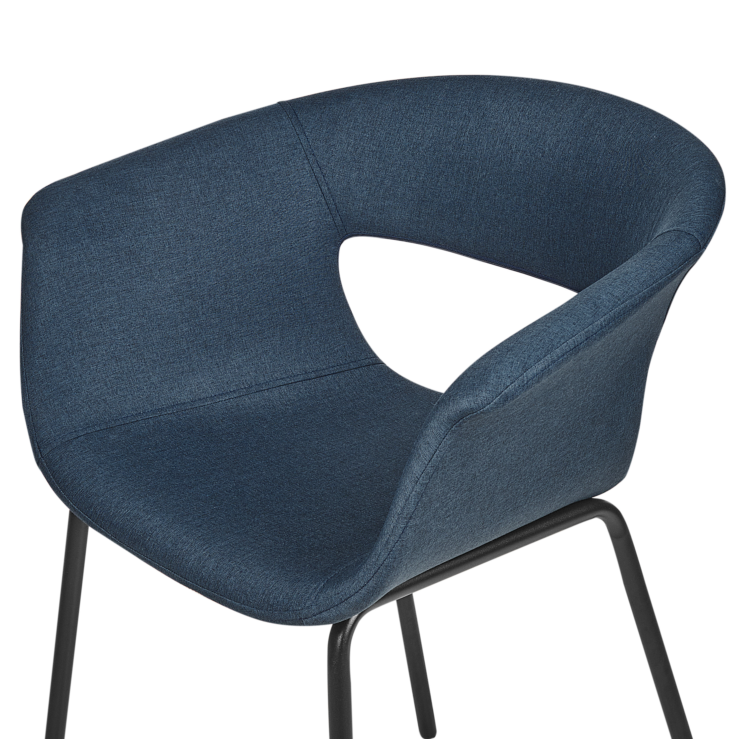 Set de 2 scaune dining ELMA Albastru închis [7]