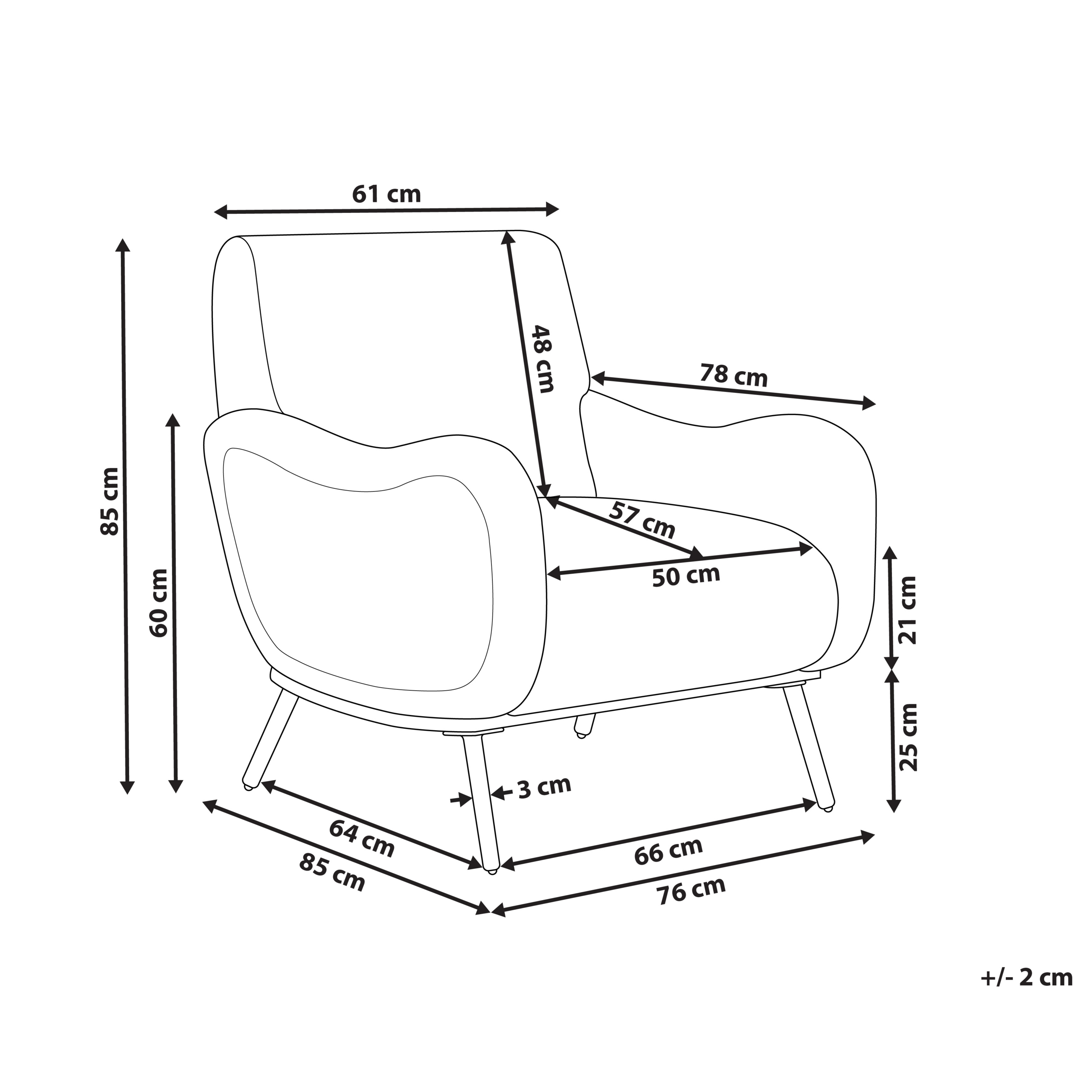 Fotoliu ALMIND Velur Gri deschis [3]