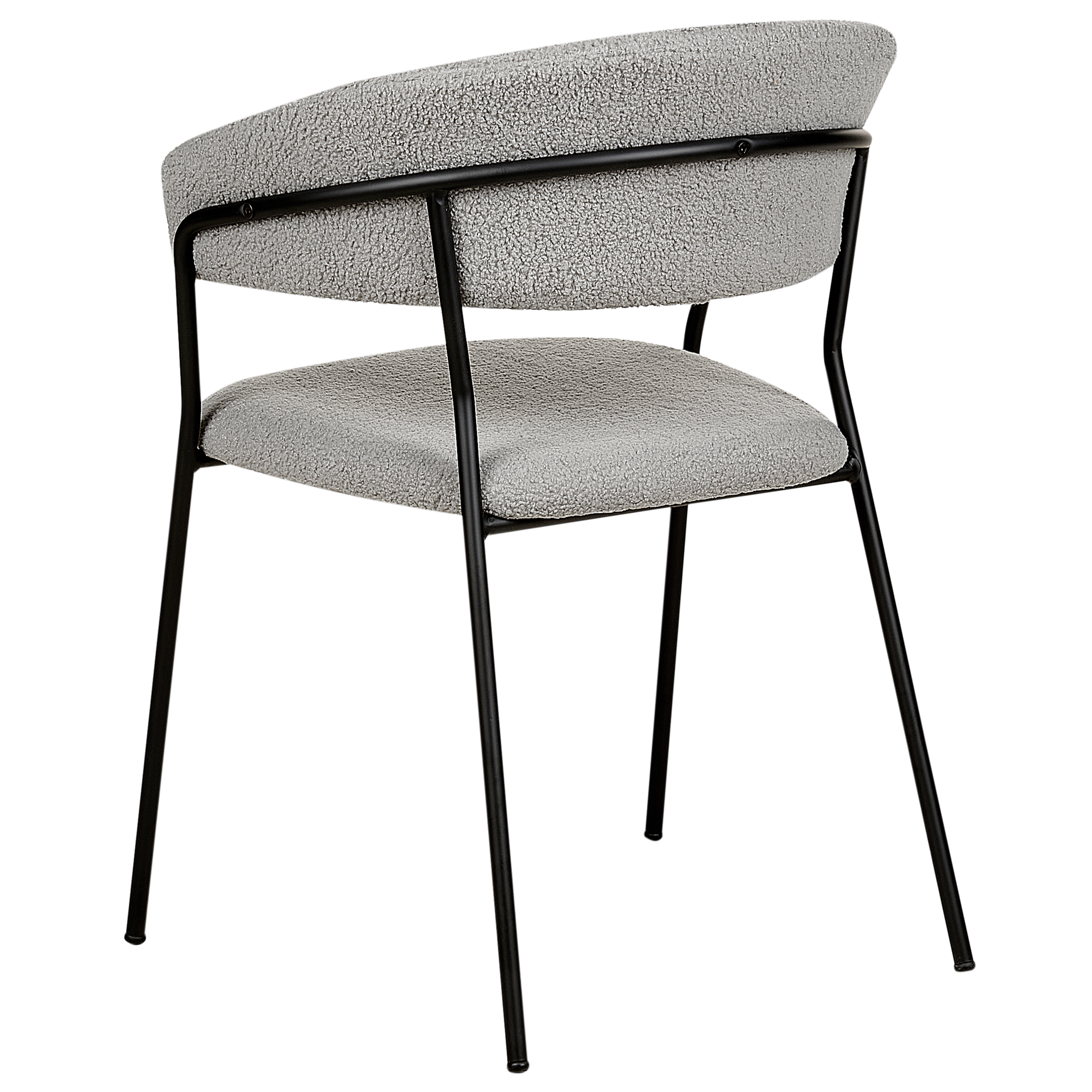 Set de 2 scaune dining MARIPOSA Boucle Gri [7]