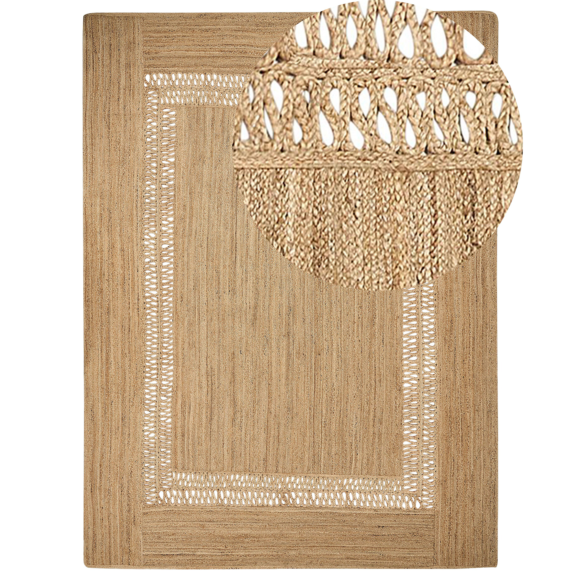 Covor YENIKOY Bej 300 x 400 cm Iută [2]