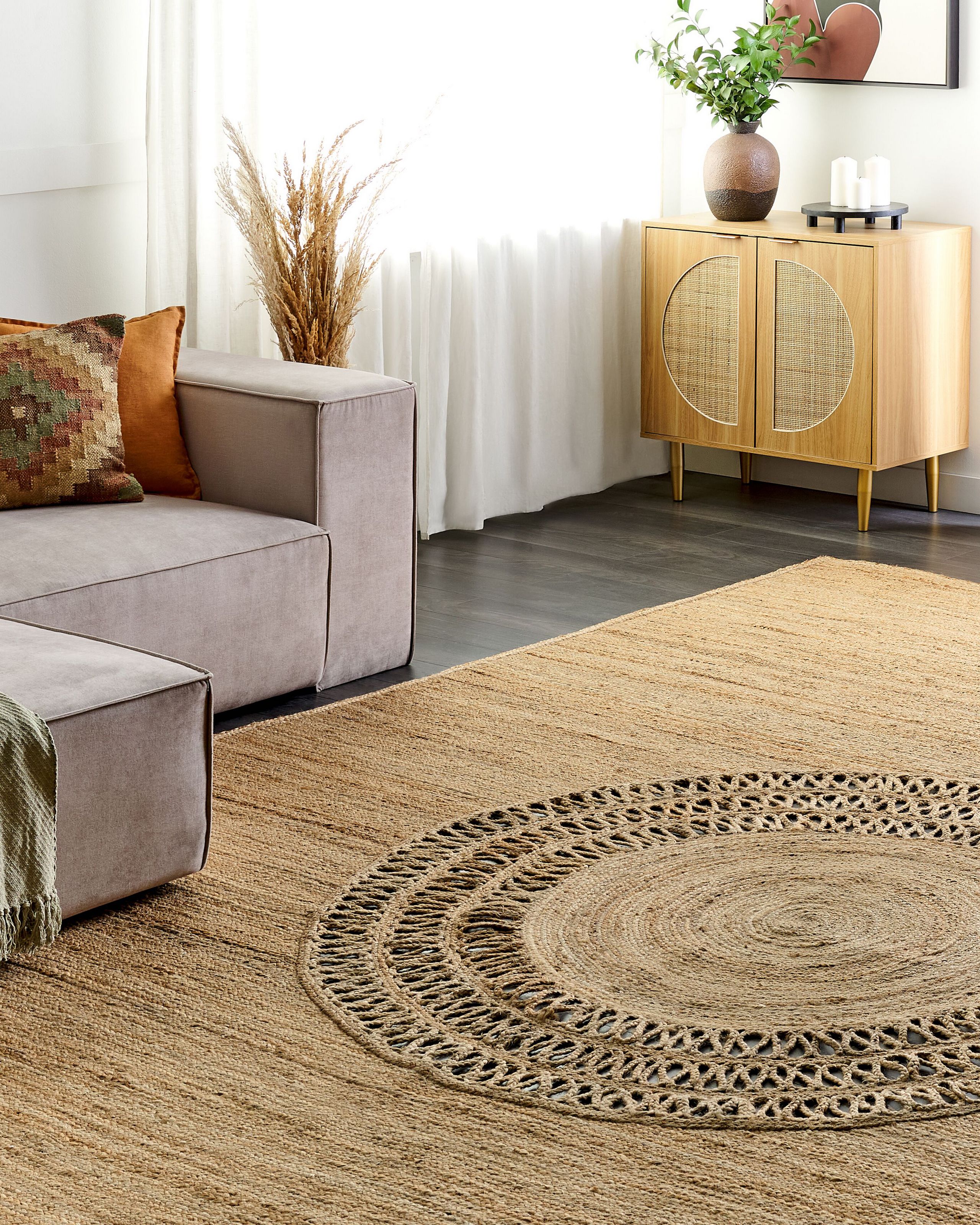 Covoare - Covor BOGAZOREN Bej 300 x 400 cm Iută