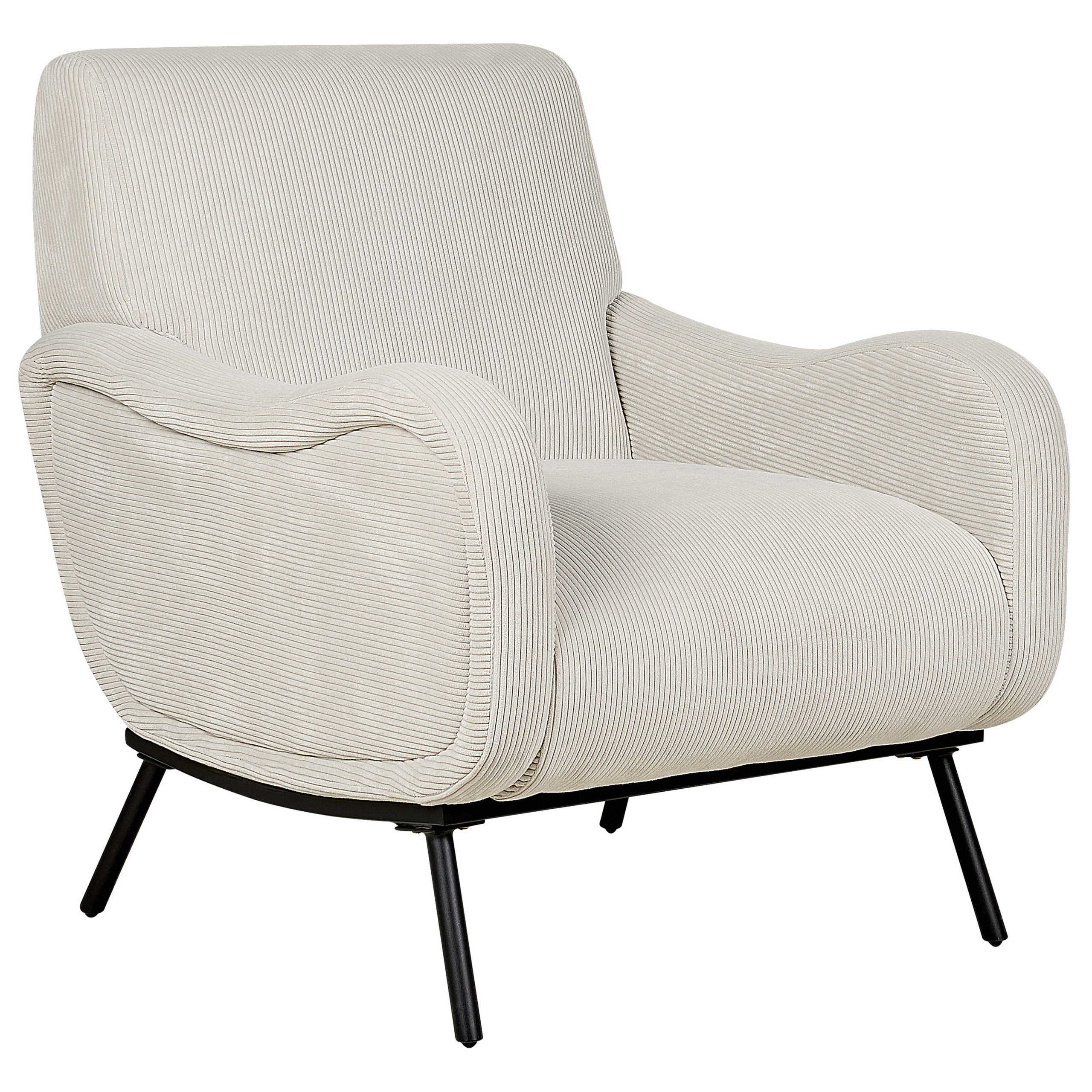 Fotoliu ALMIND Velur Gri deschis [4]