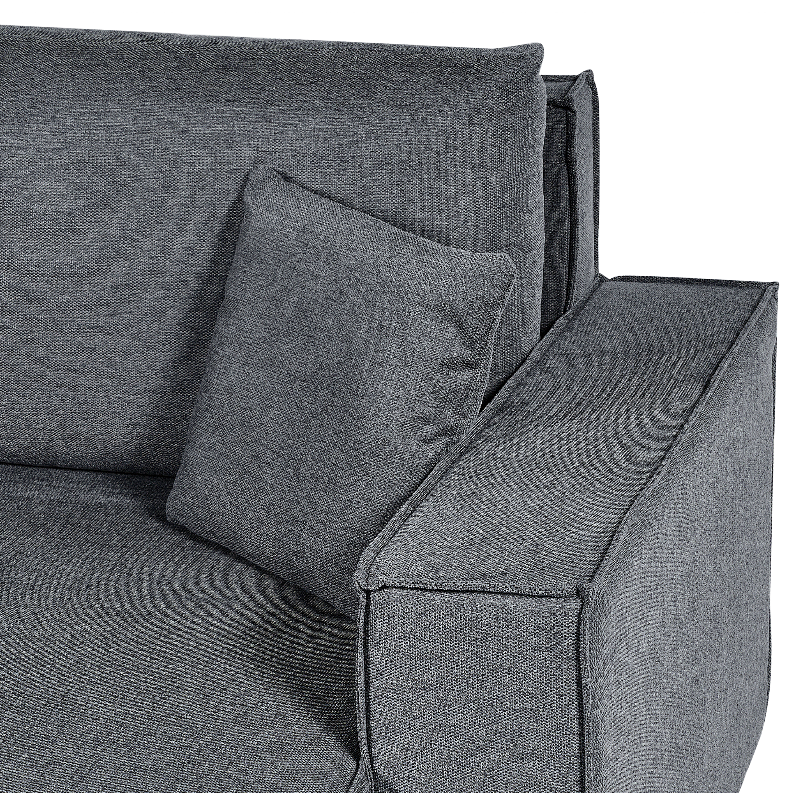3-seater corner sofa KARILA Dark grey with storage Left [6]