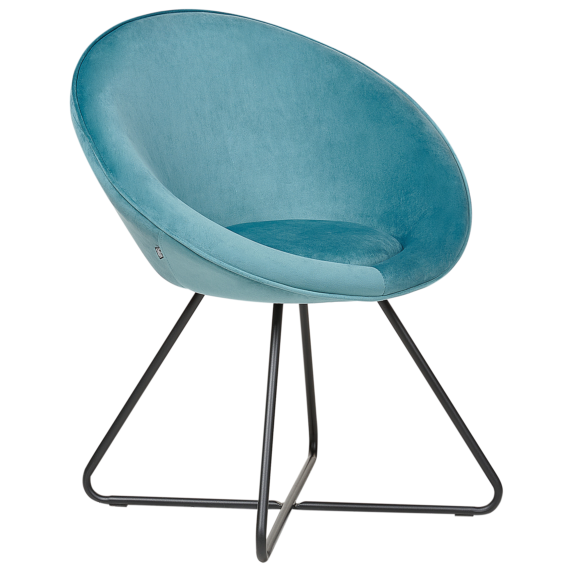 Dining chair FLOBY II Velvet Light Blue [2]