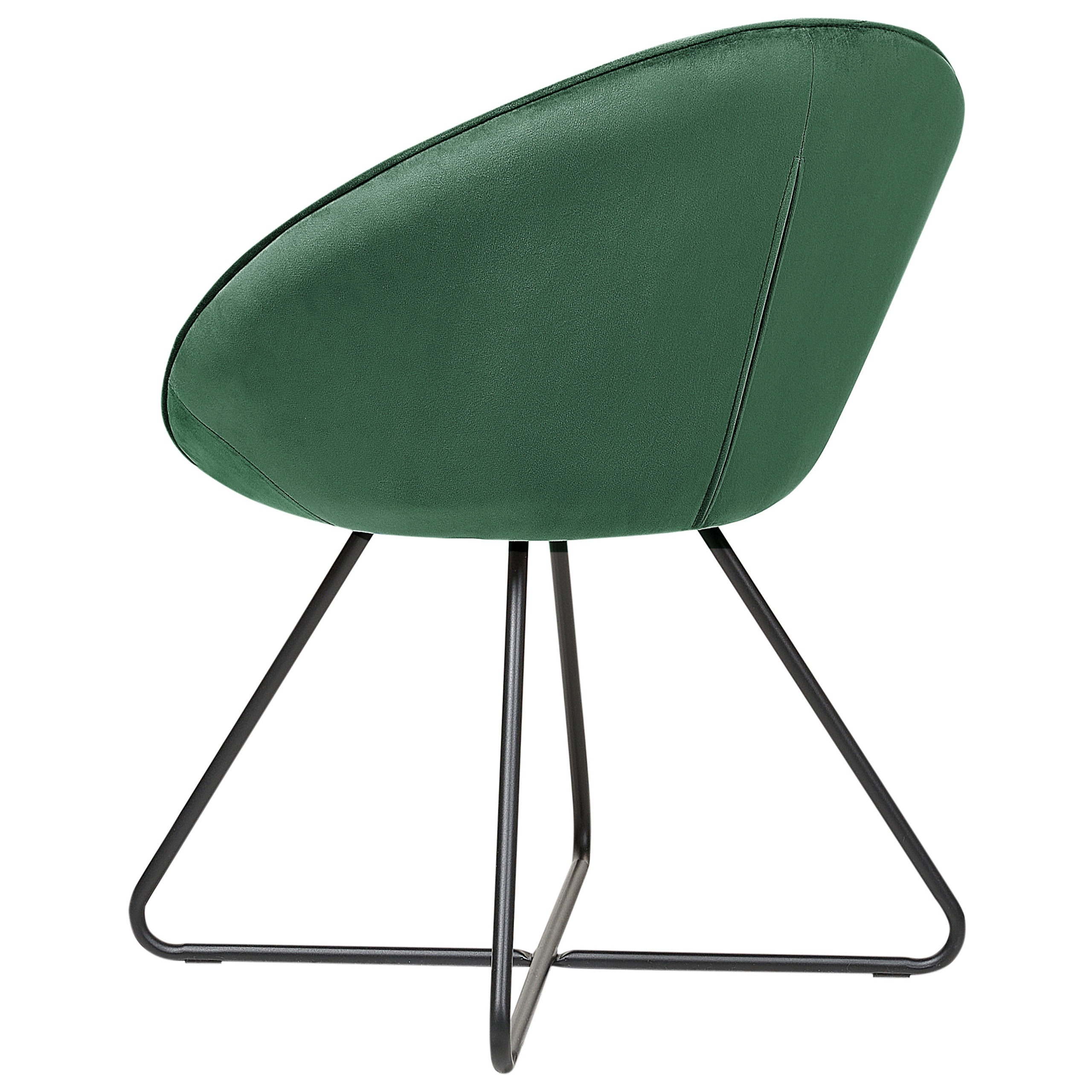 Dining chair FLOBY II Velvet Emerald Green [5]