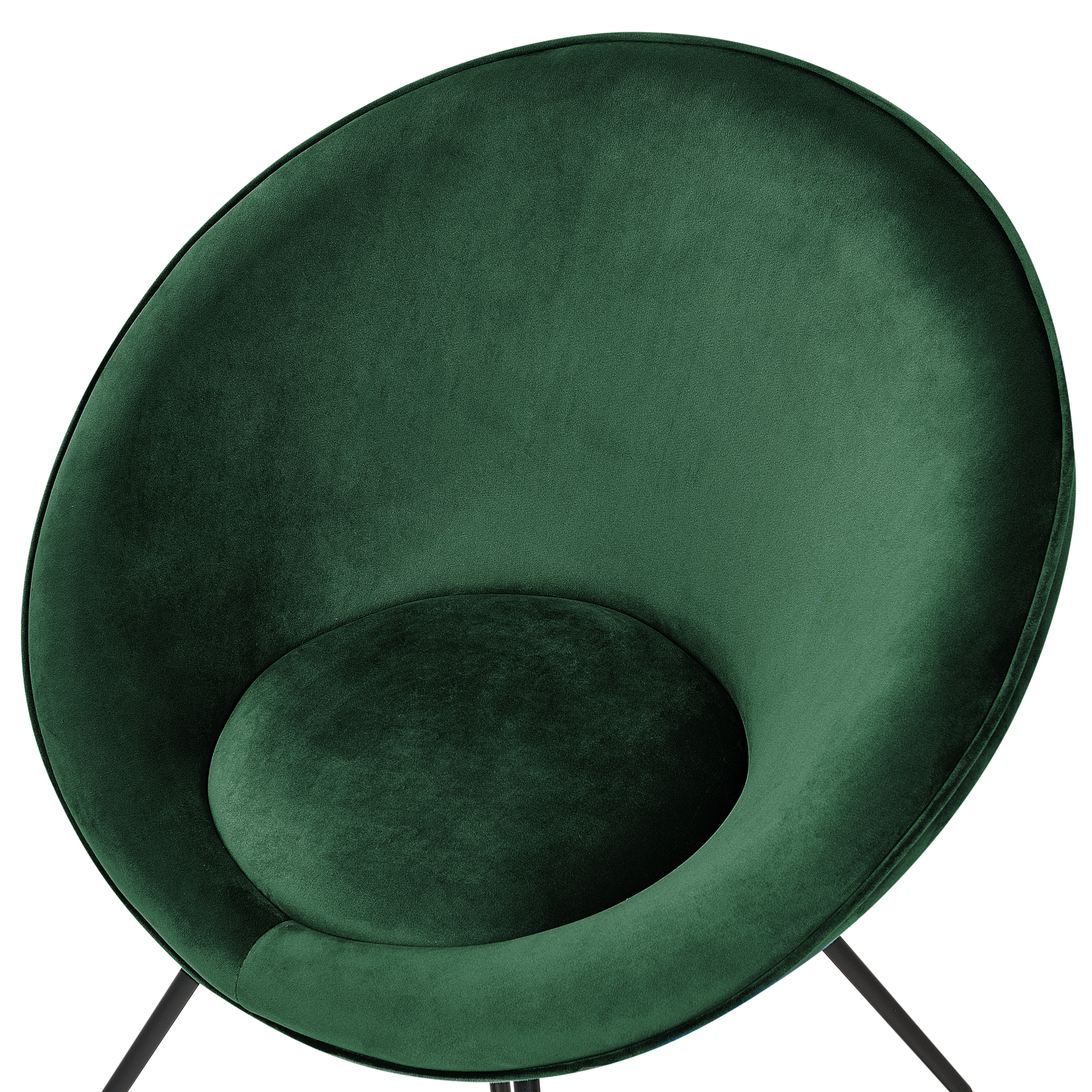 Dining chair FLOBY II Velvet Emerald Green [6]