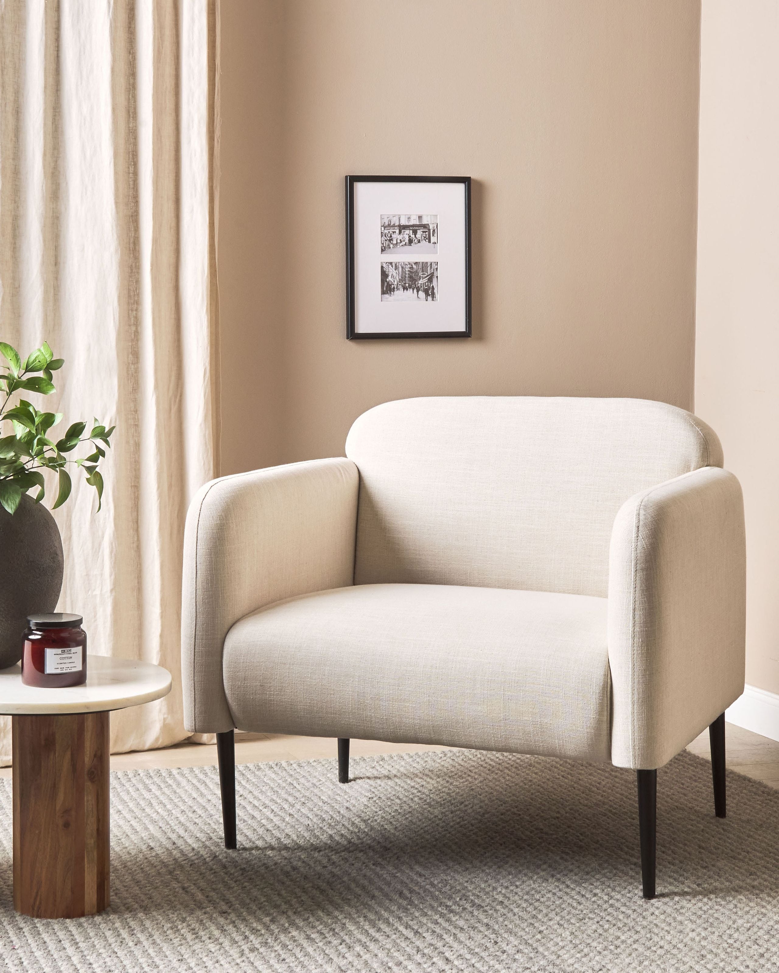 Armchairs - STOUBY armchair Light Beige