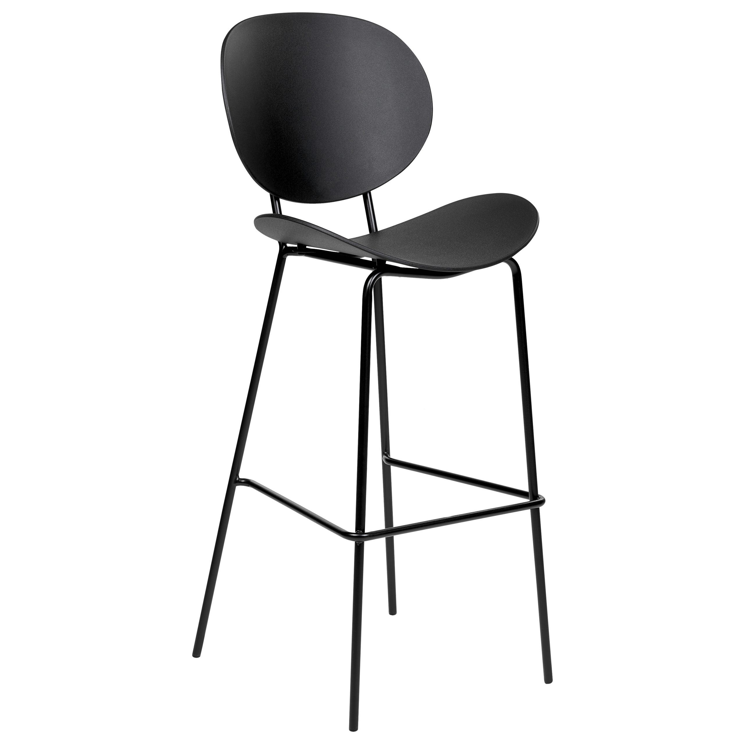 Set of 2 bar stools SHONTO Black [4]