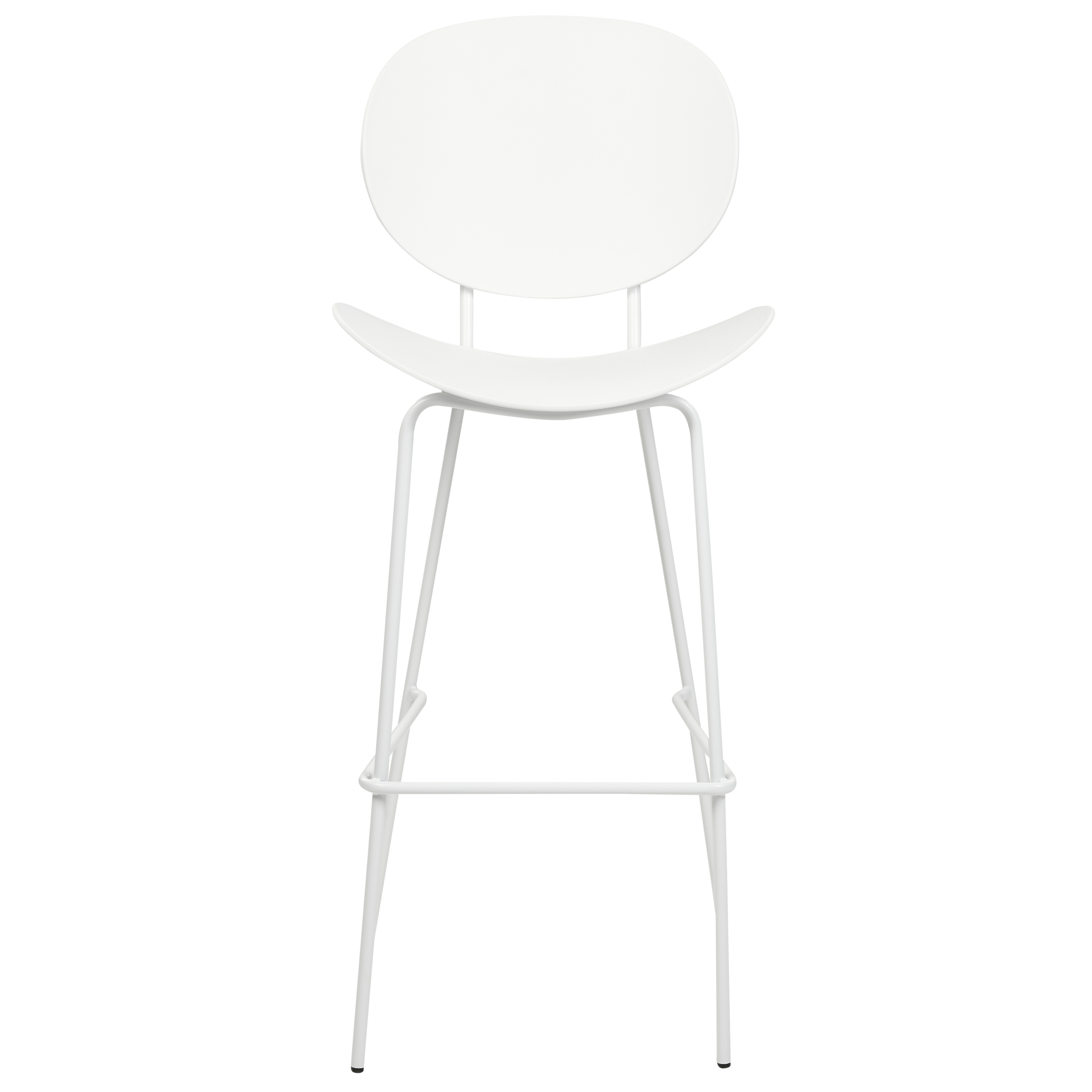 Set of 2 bar stools SHONTO White [5]