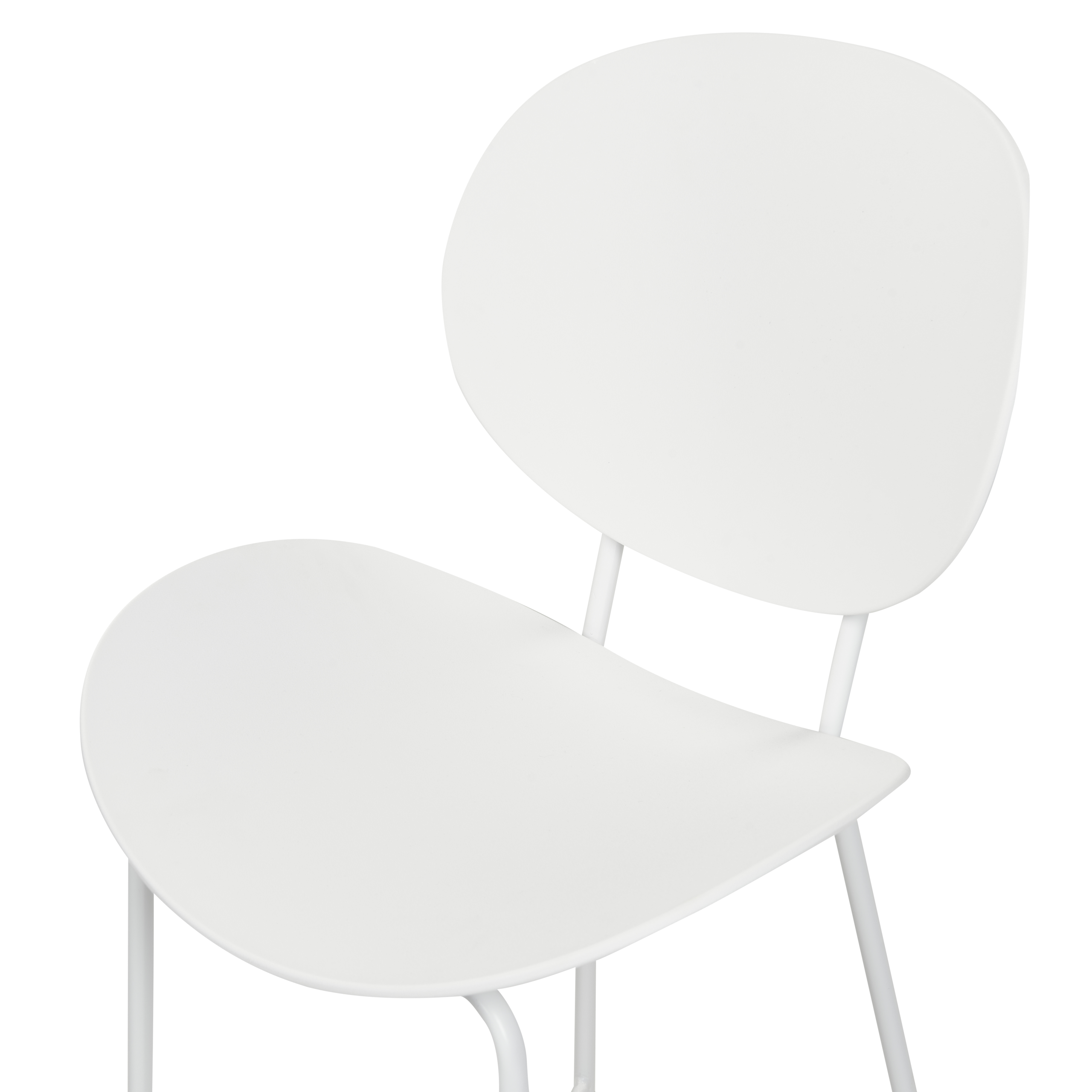 Set of 2 bar stools SHONTO White [7]
