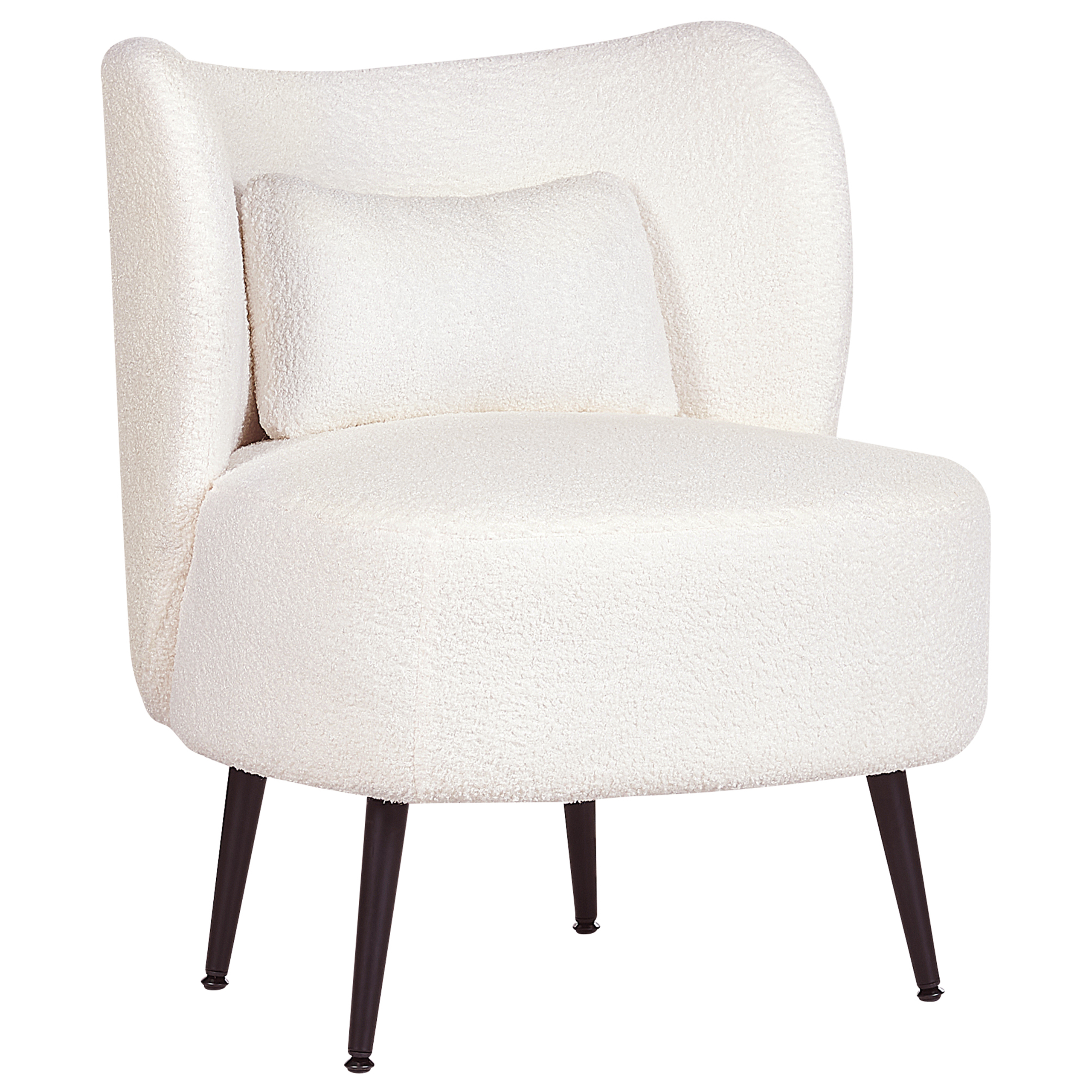 Fotoliu OTSBY Boucle Alb-murdar [4]