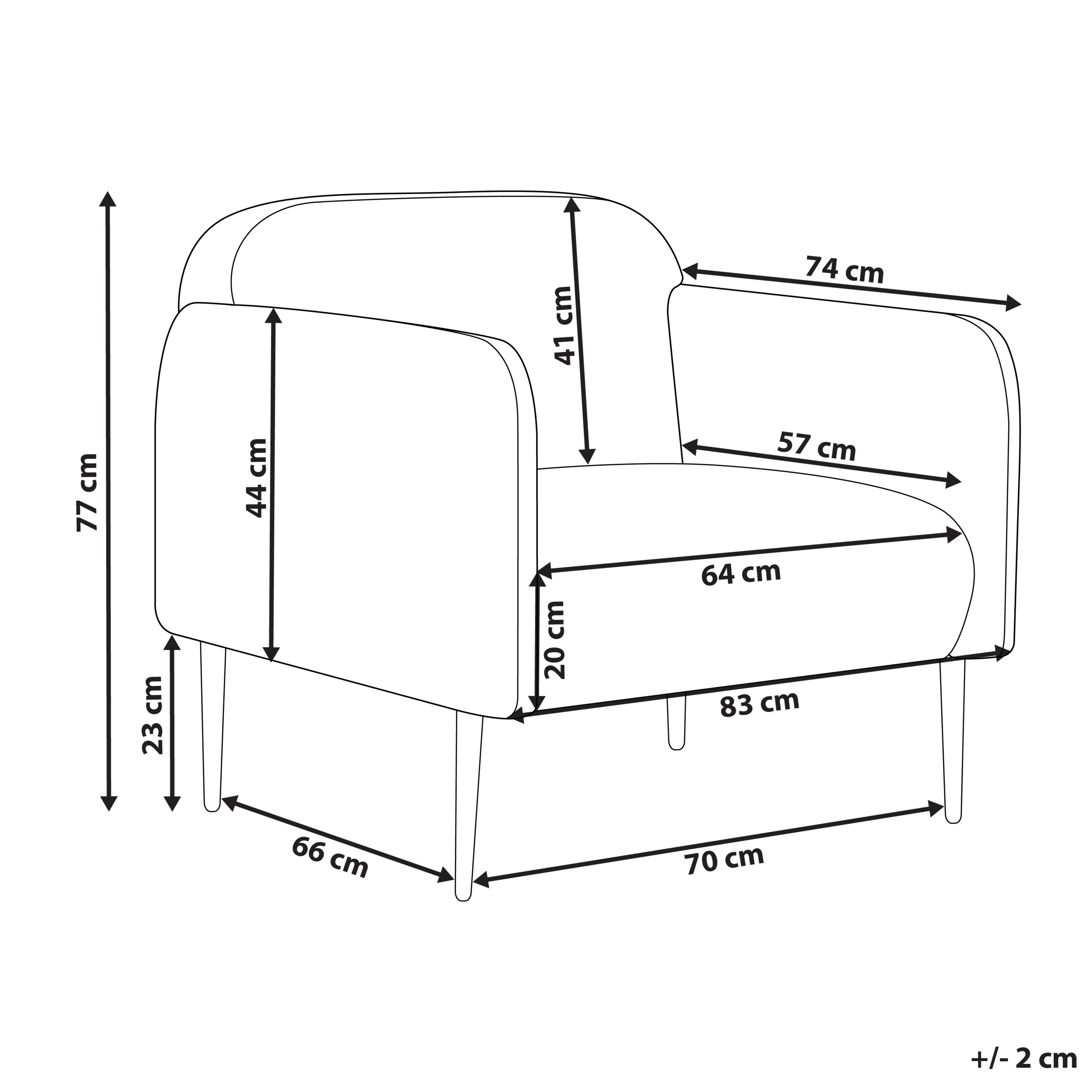 Armchair STOUBY Linen Light green [2]