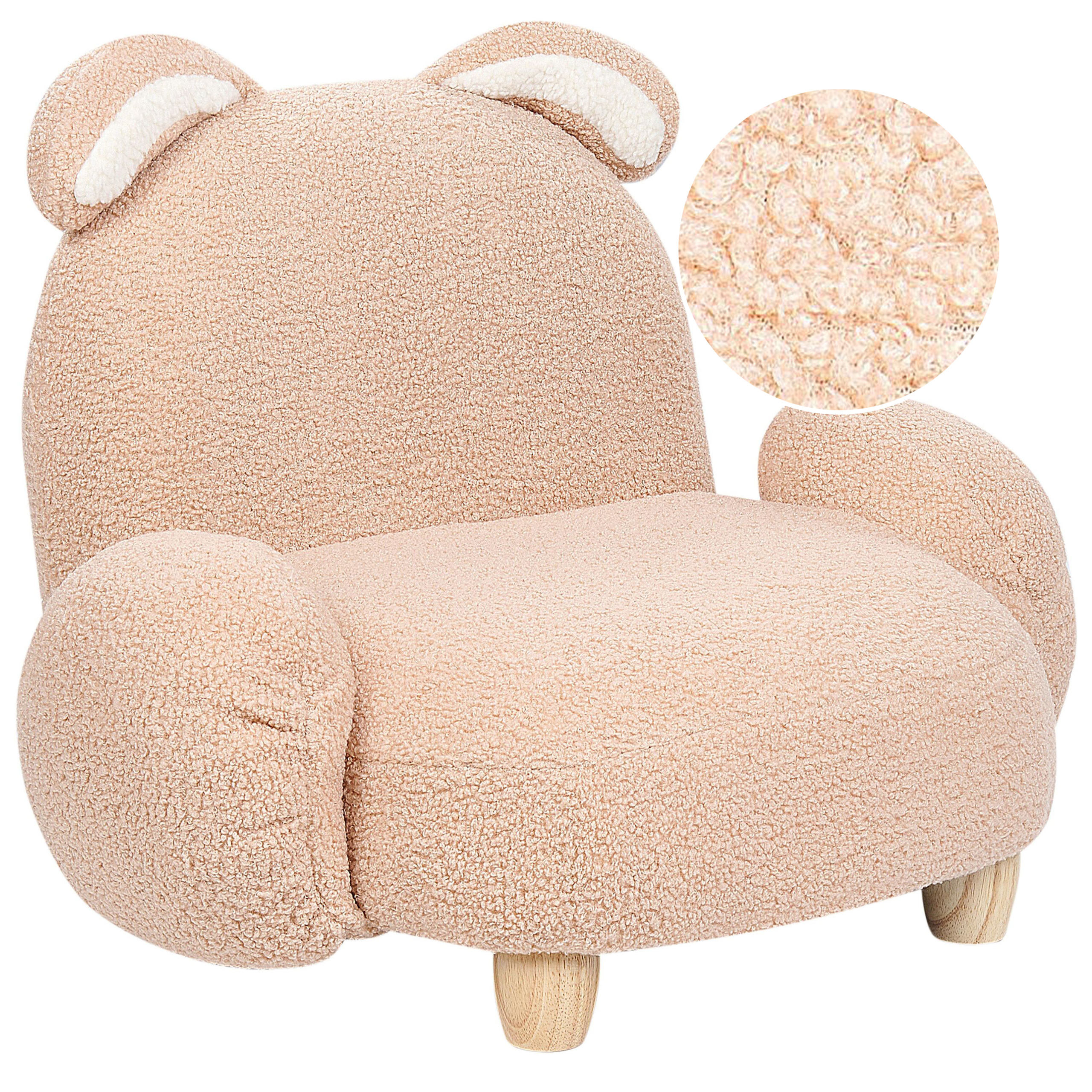 KANNA Rabbit Children's Armchair Boucle Beige [2]