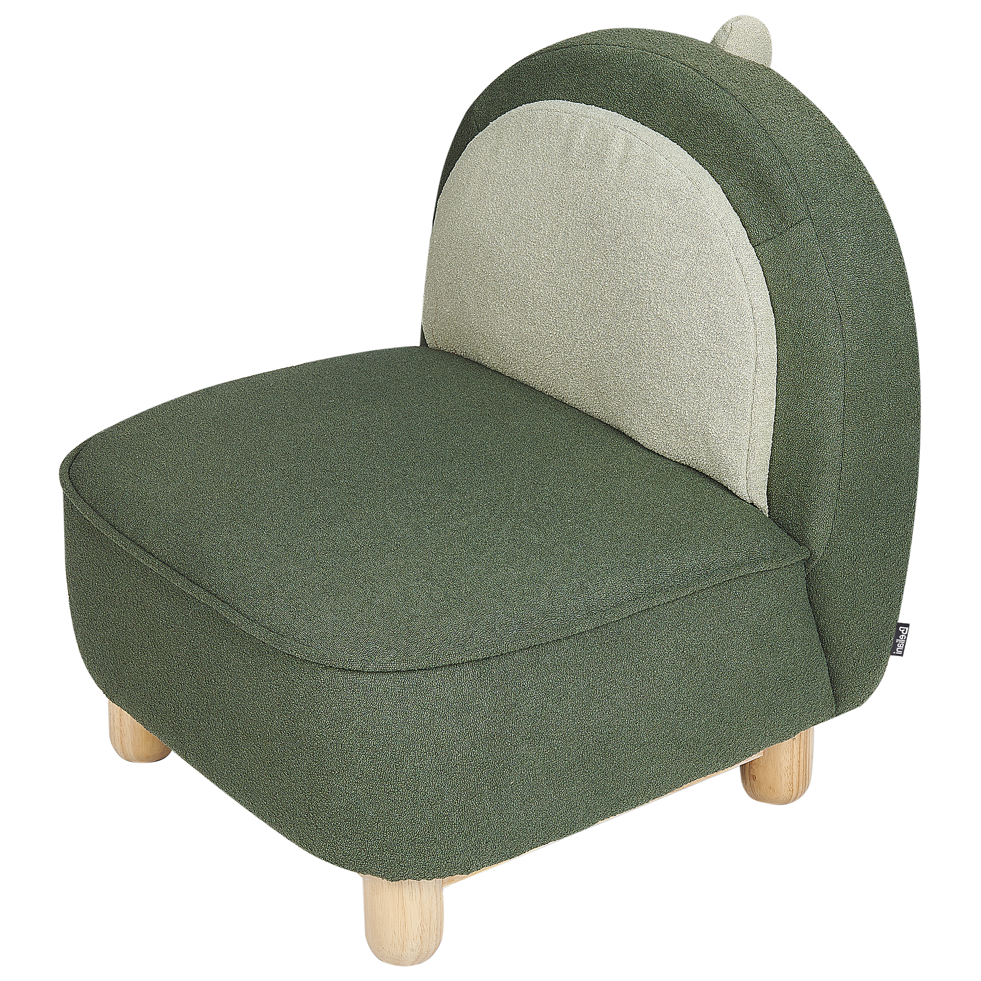 FABORG dinosaur children's armchair Dark green [5]