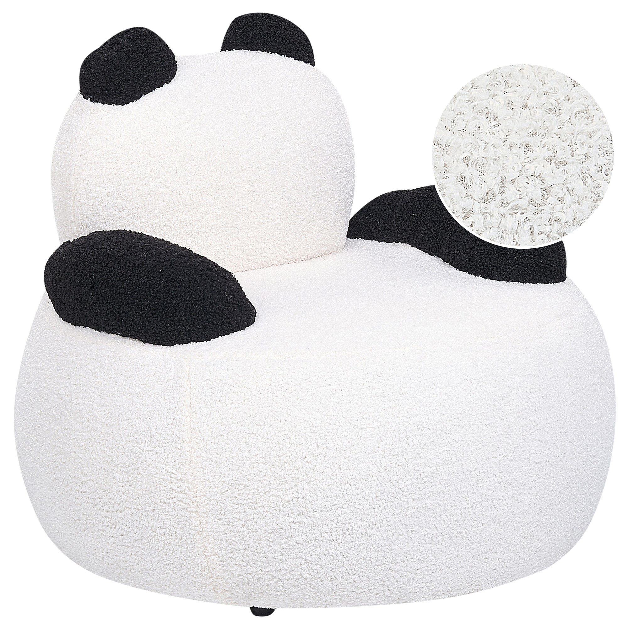 Panda VIBY Children's Armchair Boucle White [2]