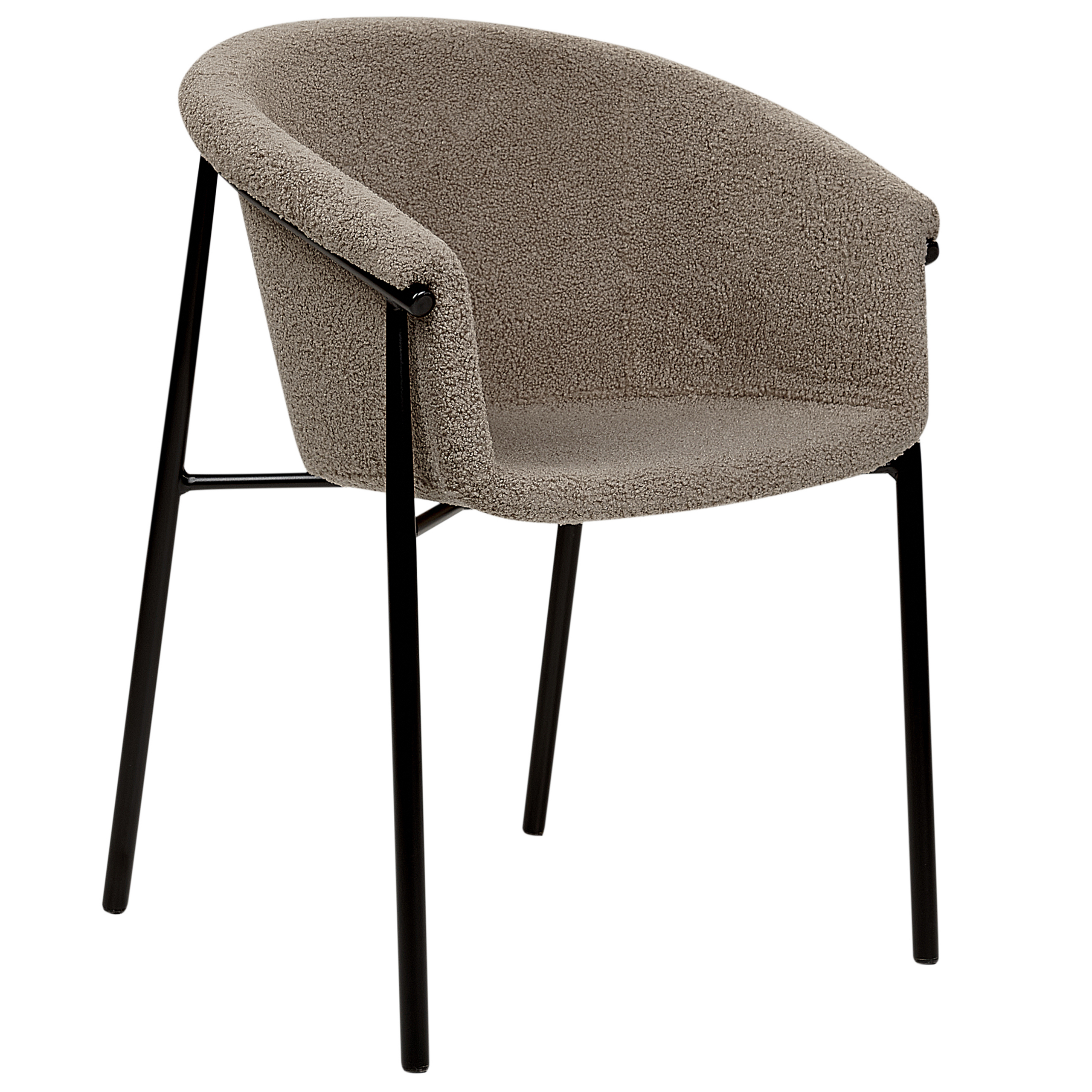 Set de 2 scaune dining AMES Boucle Taupe [5]