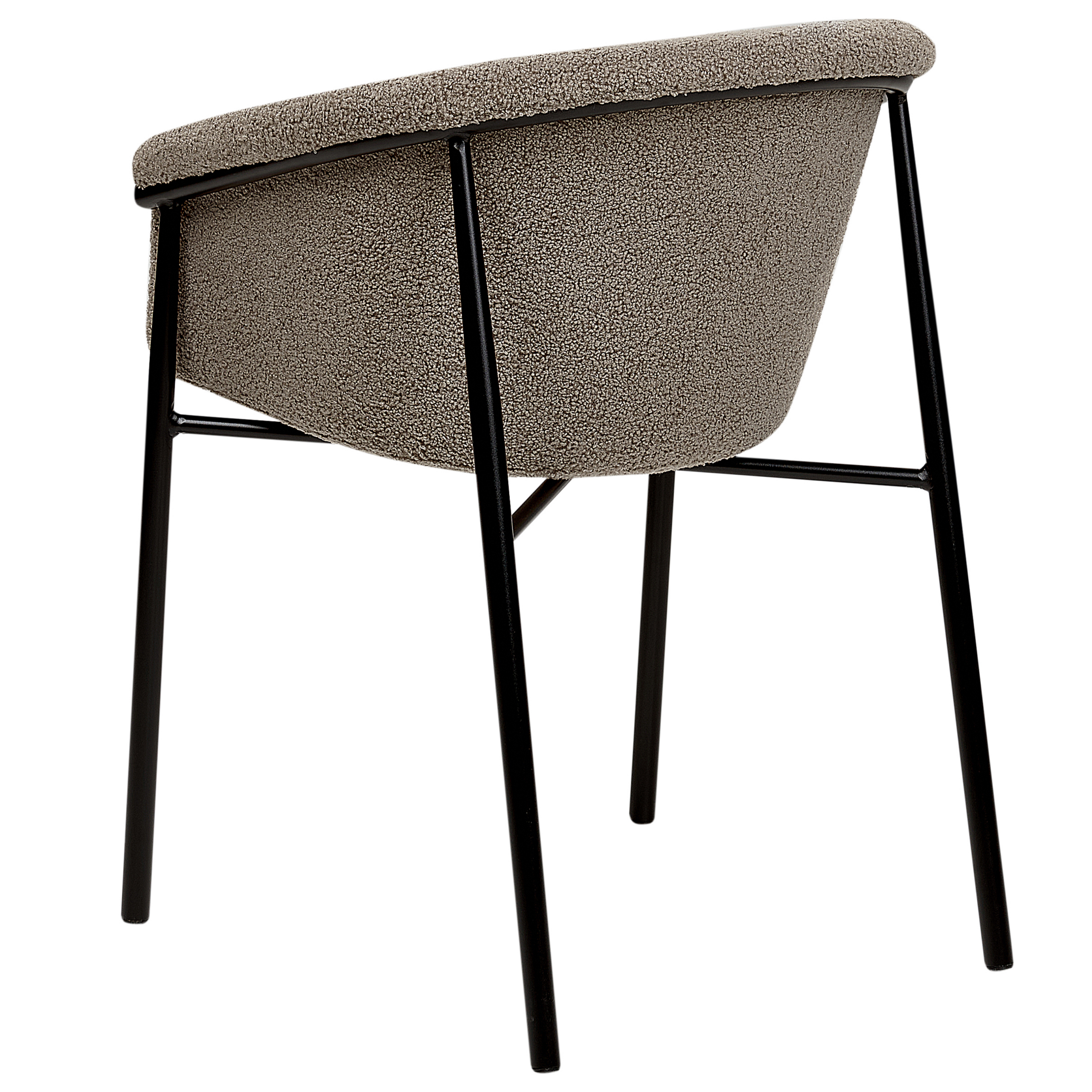 Set de 2 scaune dining AMES Boucle Taupe [7]