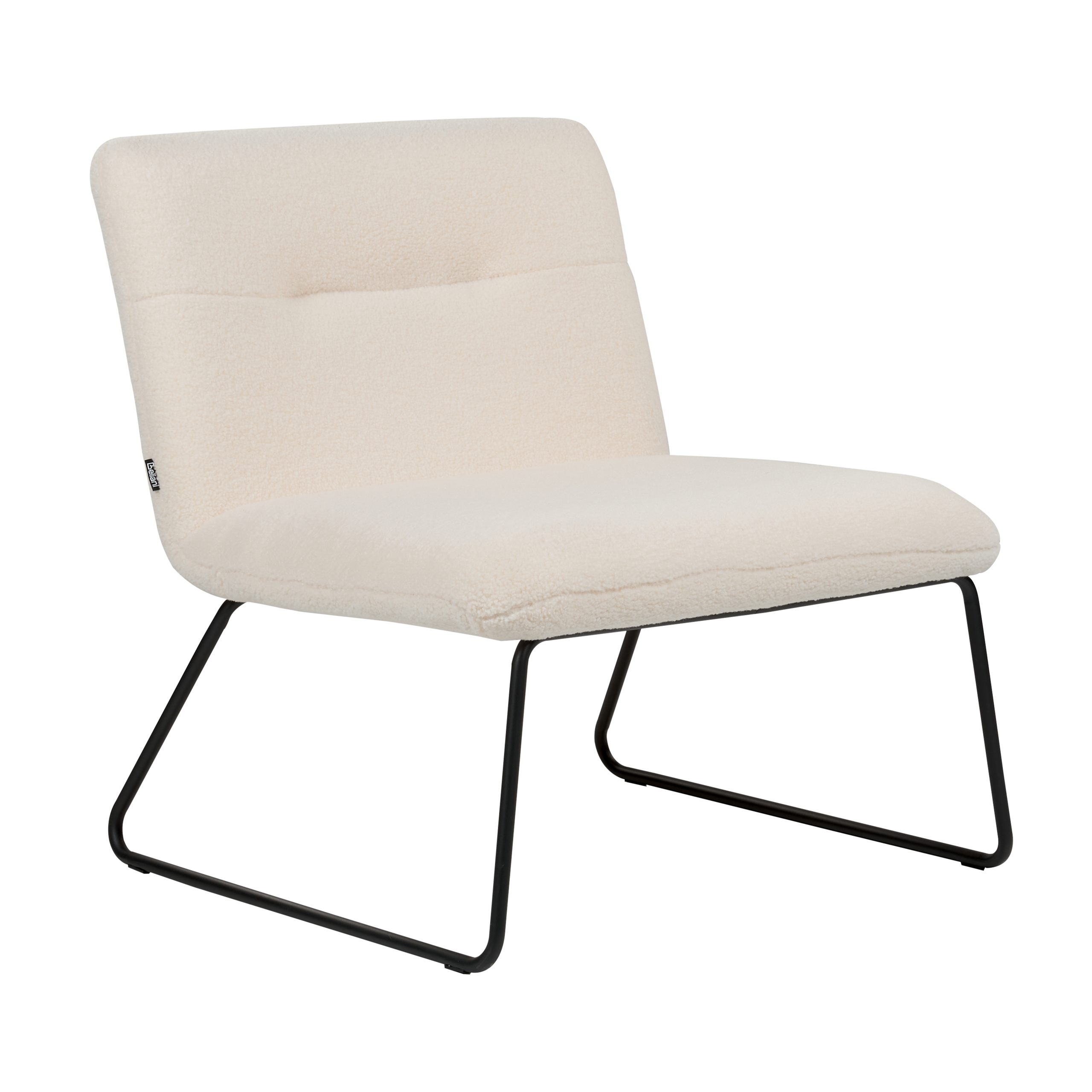 Fotoliu COTULLA Boucle Alb [4]