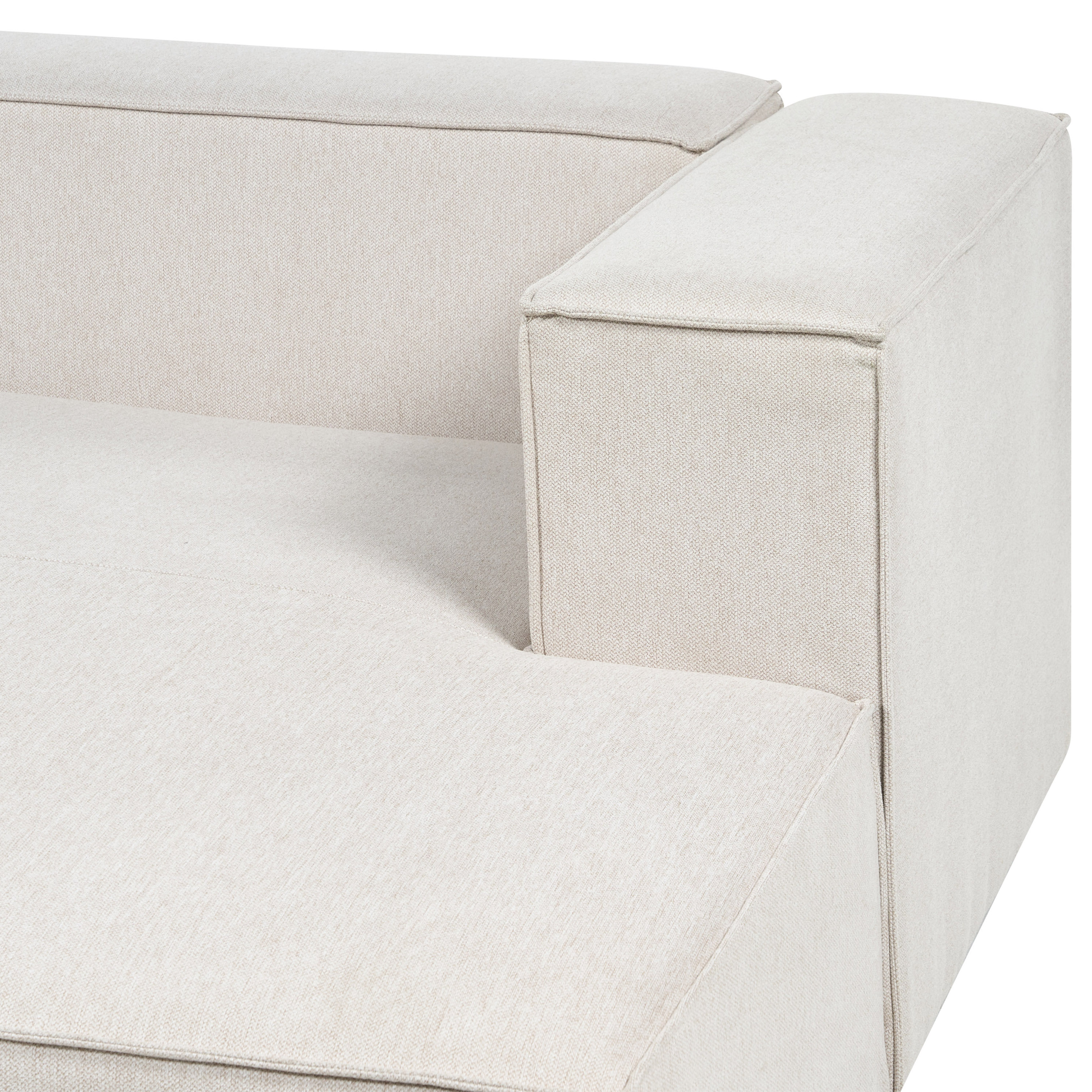 3-seater corner sofa VERNON Light Beige Left [6]