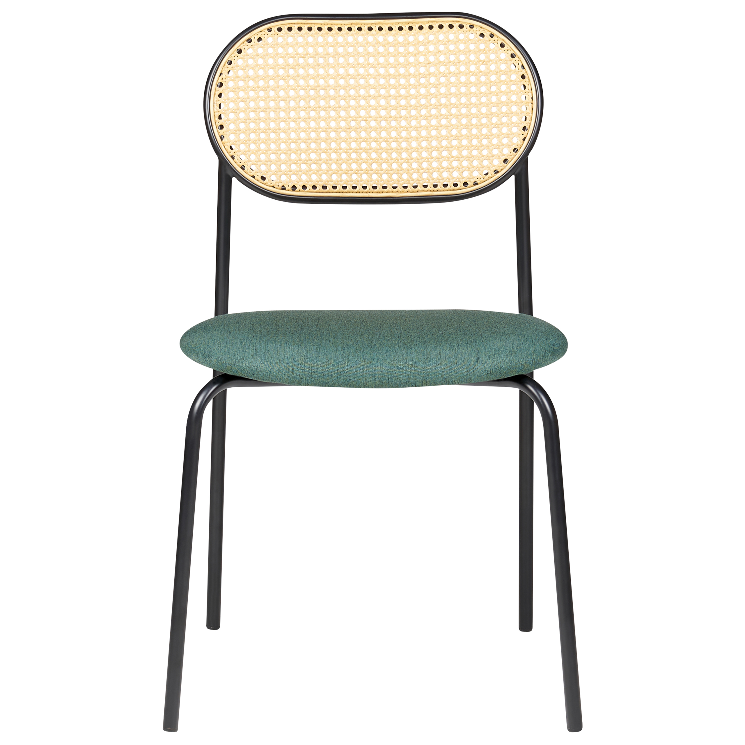 Set of 2 dining chairs ADAVER Metal Black [5]