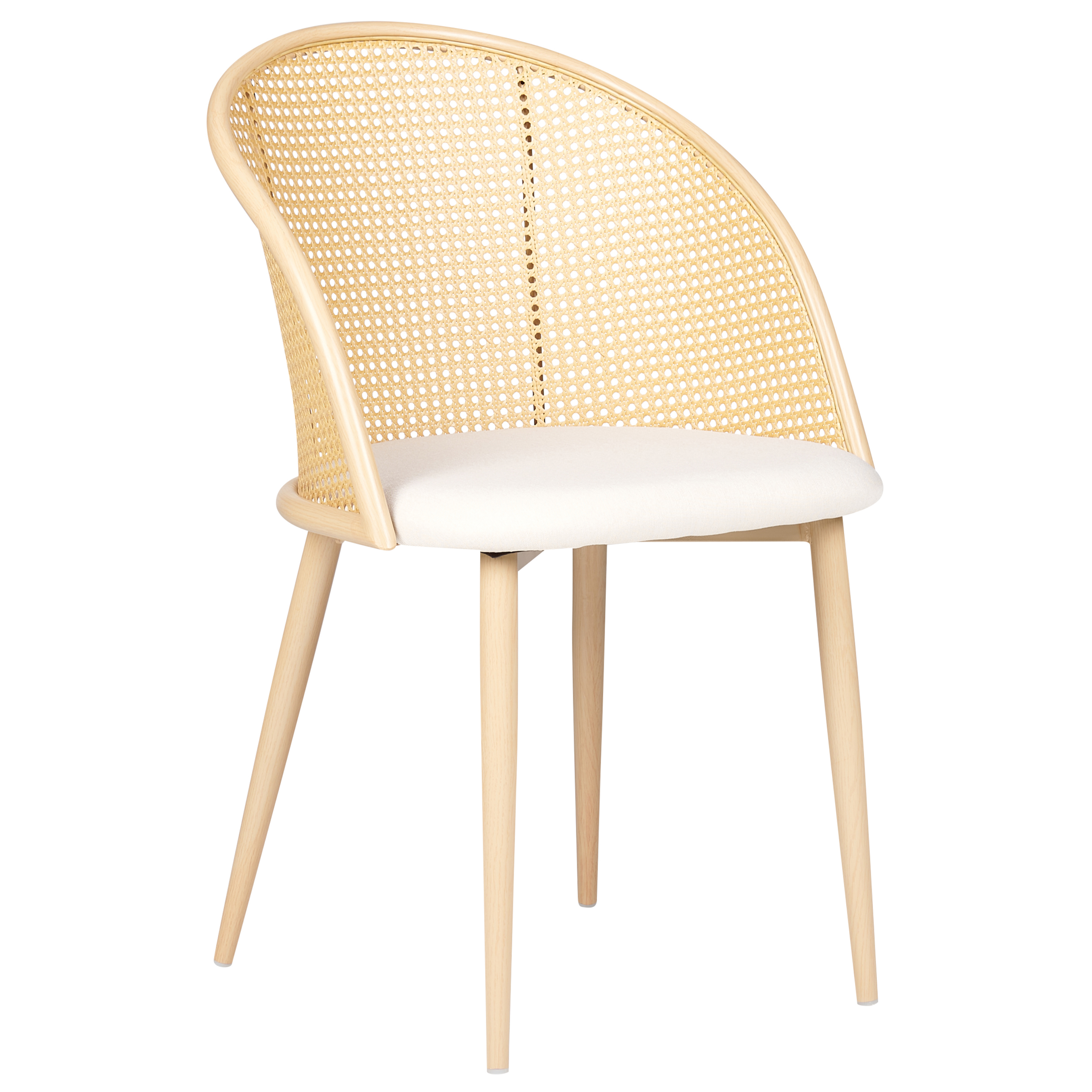 Set de 2 scaune dining CORNELL Metal Bej deschis [4]