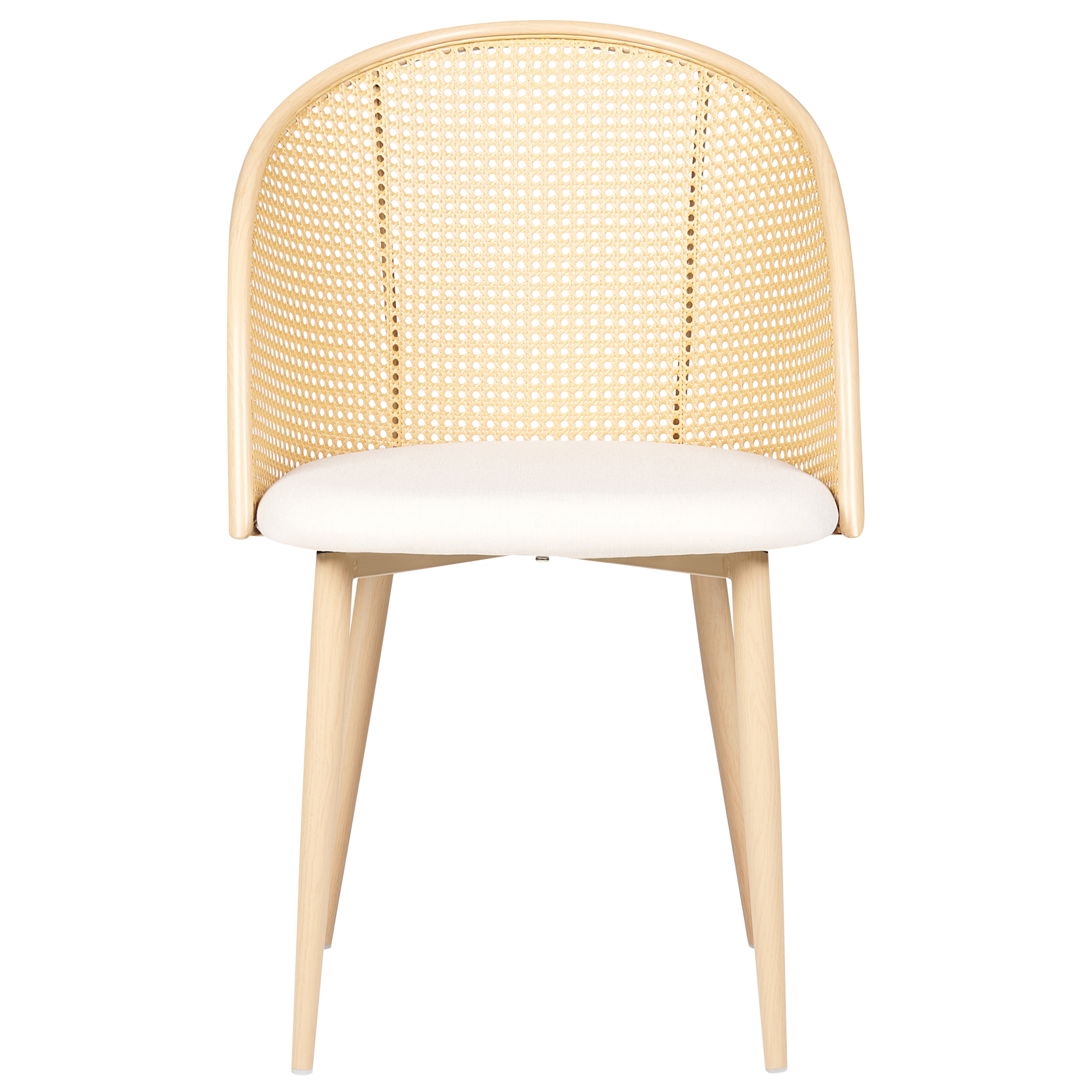 Set de 2 scaune dining CORNELL Metal Bej deschis [5]