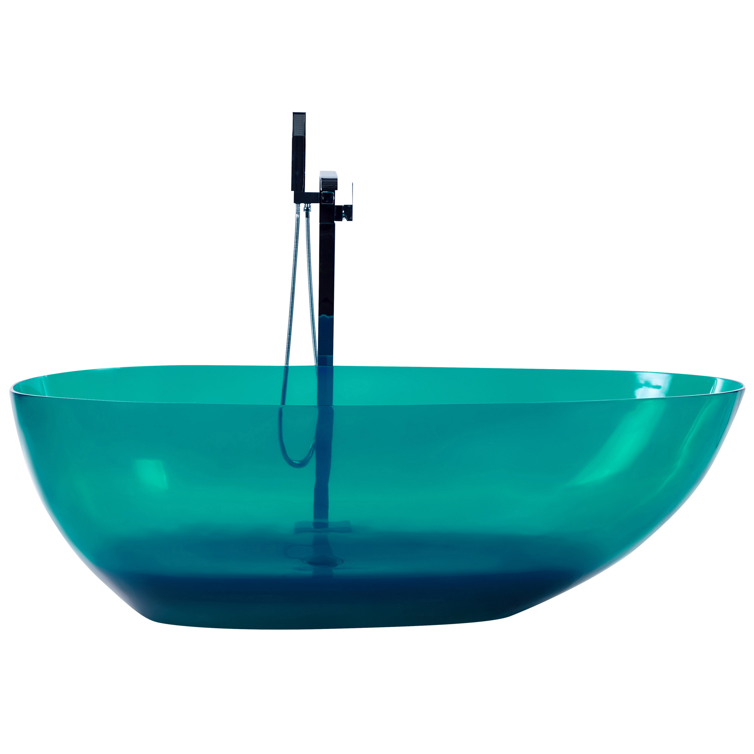 BLANCARENA freestanding bathtub 170 x 78 cm Greenish blue [2]