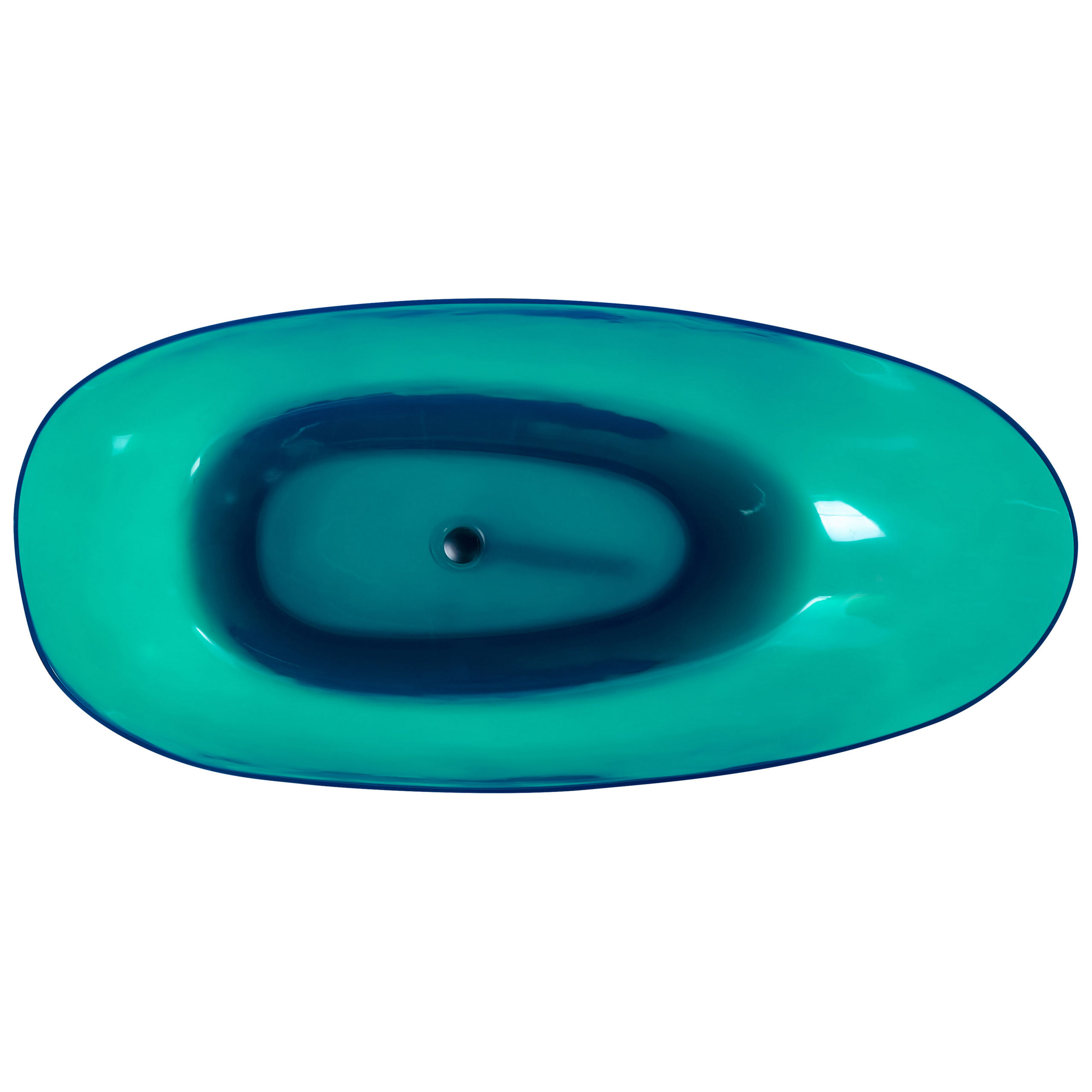 BLANCARENA freestanding bathtub 170 x 78 cm Greenish blue [7]