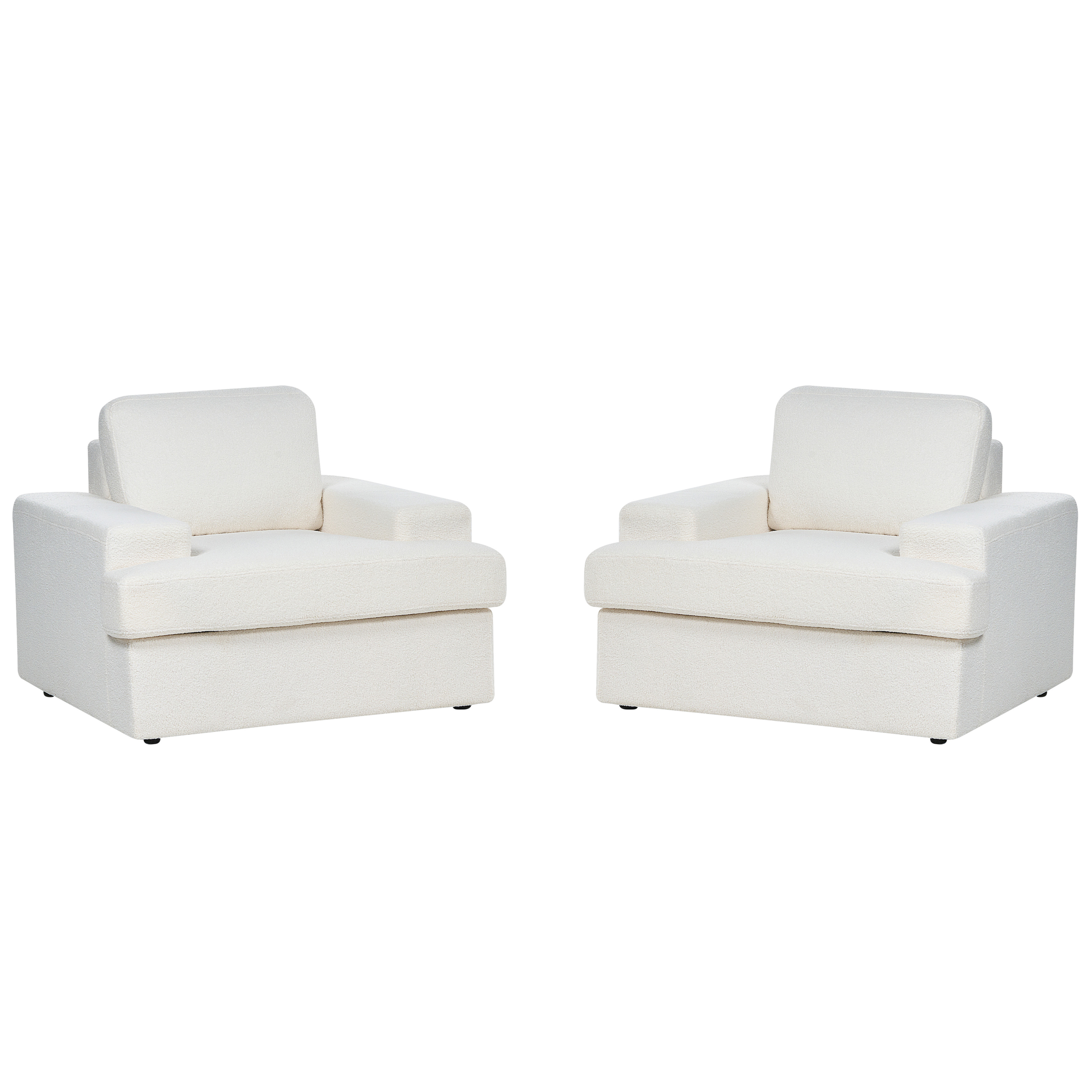 ALLA Boucle 2-Piece Armchair Set Off-White [3]