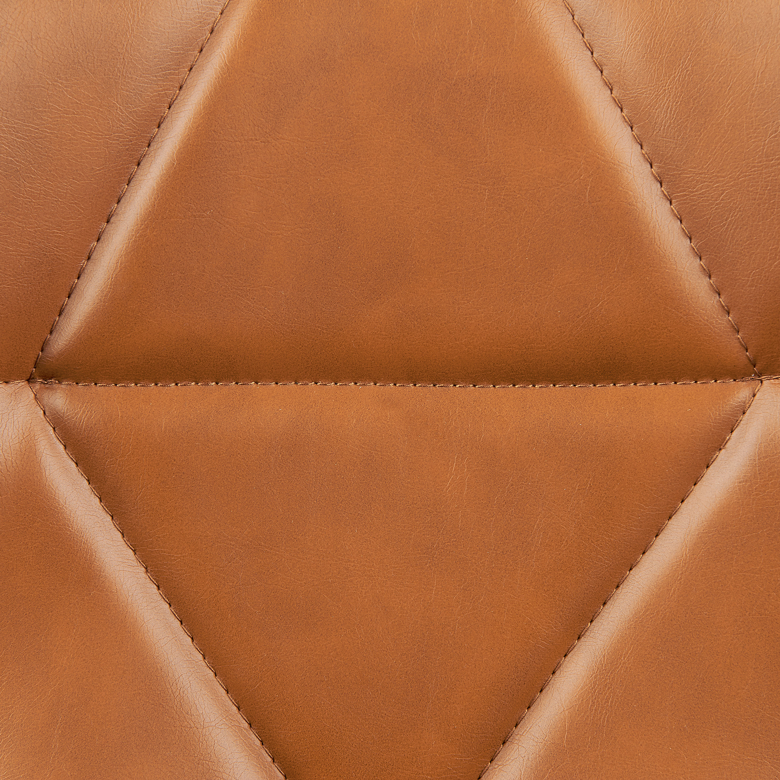 Set of 2 bar stools VALETTA Eco-leather Swivel Golden brown [10]