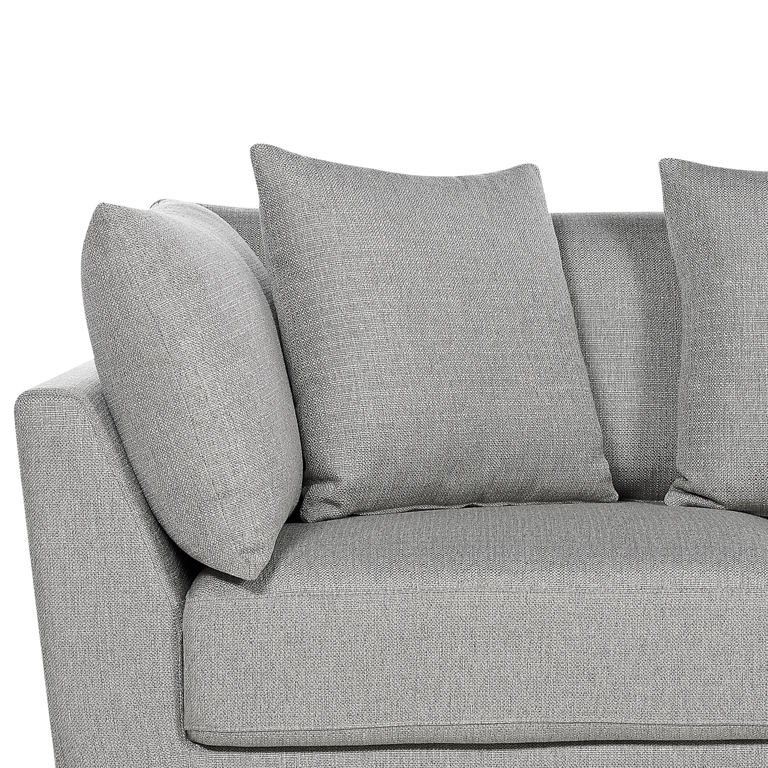 SIGTUNA 3-seater sofa Light grey with ottoman [11]