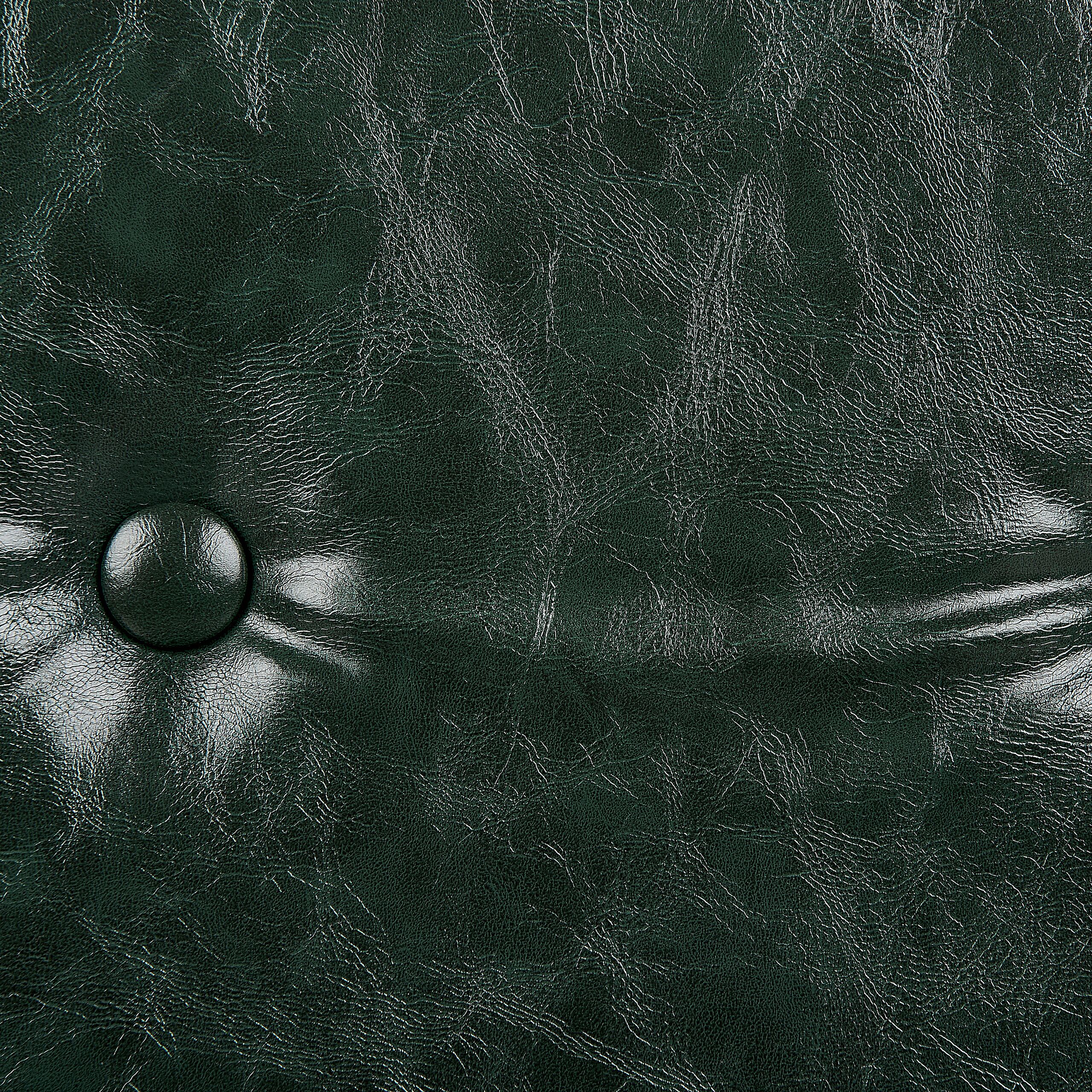 Scaun de birou ALGERITA Piele ecologică Verde închis [9]