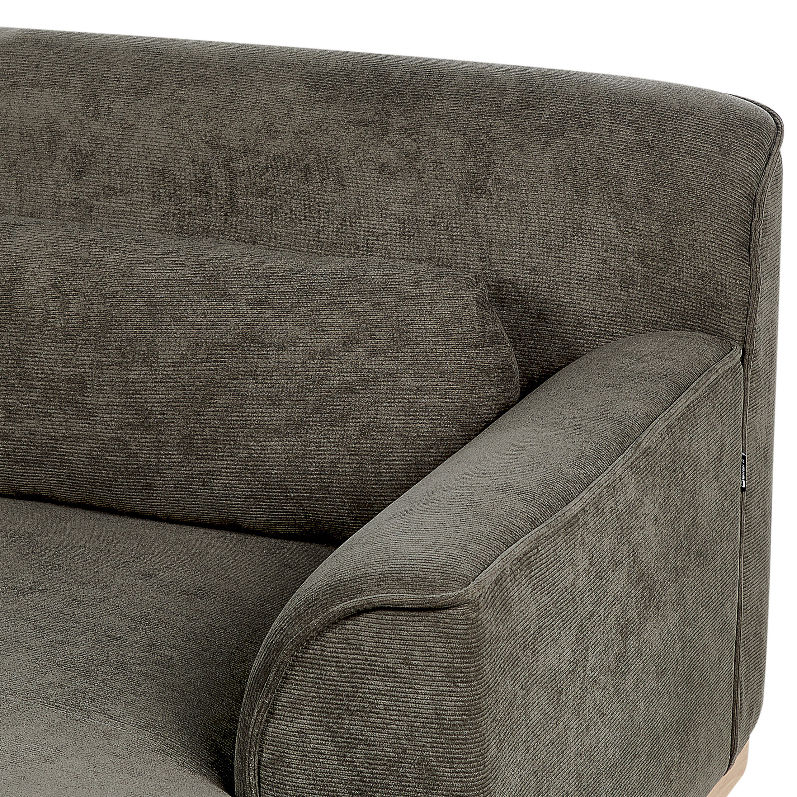 Colțar cu 3 locuri SIMOS Velur Verde închis Stânga [7]