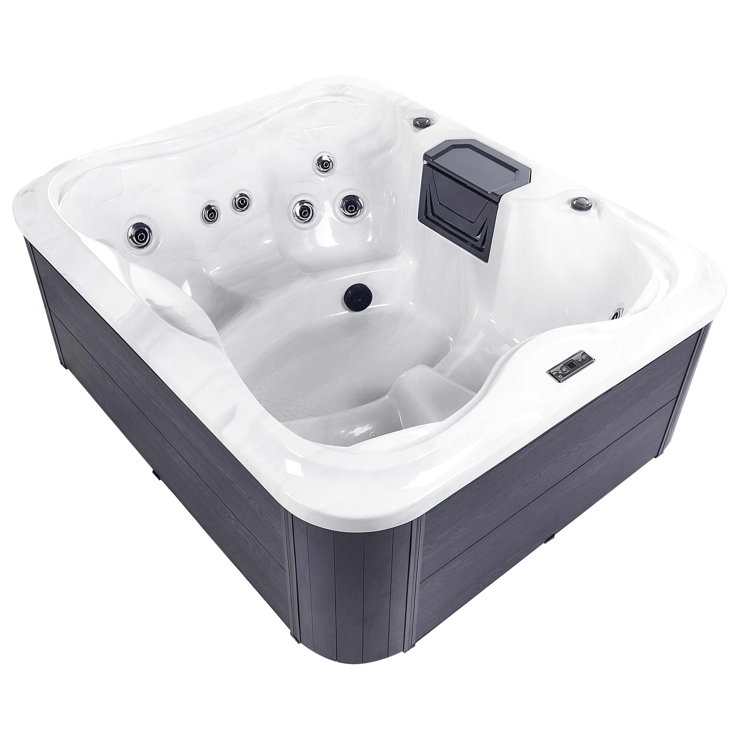 Jacuzzi exterior cu LED ARCELIA Alb [6]