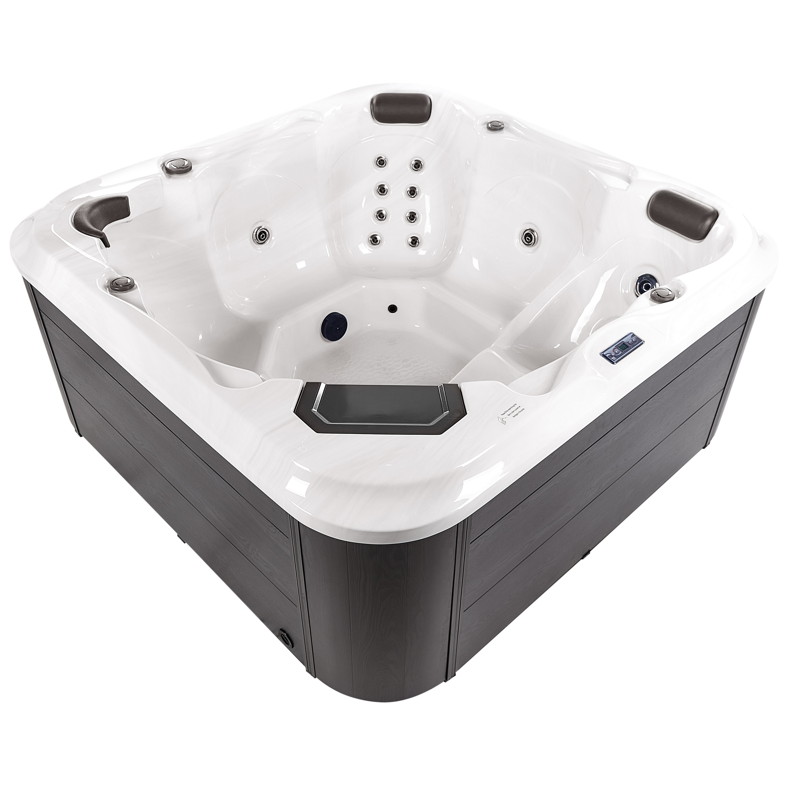 Outdoor jacuzzi with LED TULAROSA White [7]